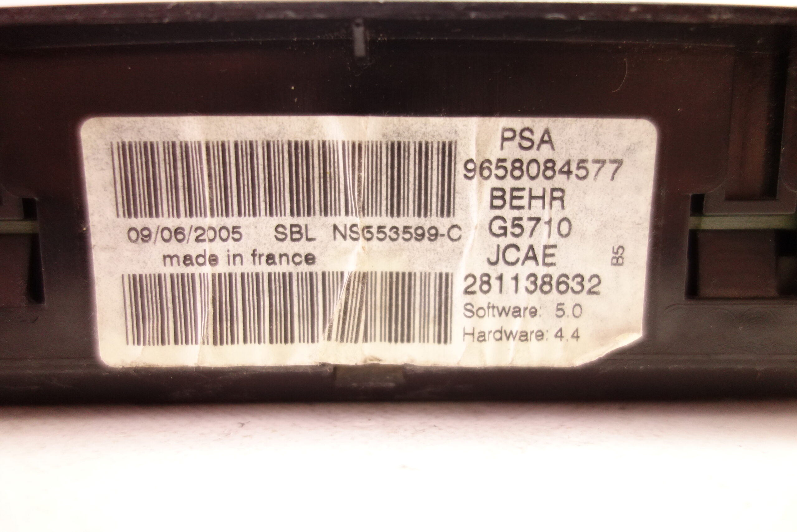 Climatizador Citroën C4 PSA 9658084577 BEHR G5710 JCAE 281138632 216751600 21675160 0 - foto 2