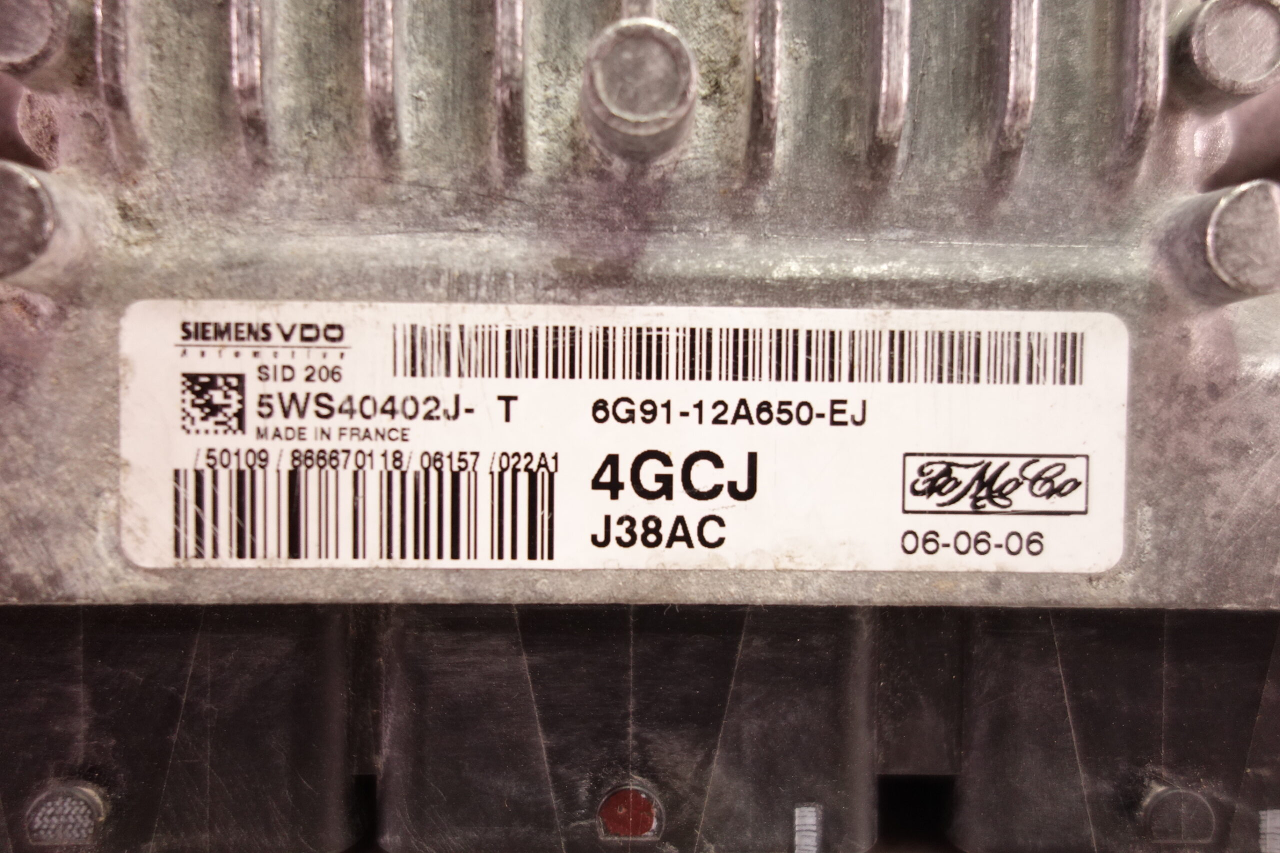 Centralita del motor ECU Ford SMax 5WS40402JT 5WS40402J T 6G9112A650EJ - foto 2