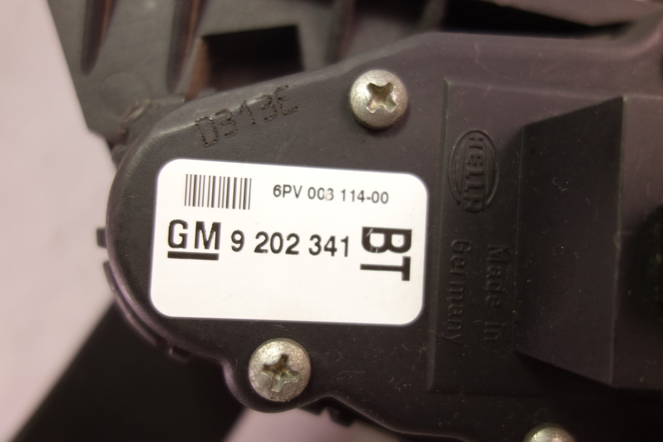 Pedal Opel Zafira 9202341 9 202 341 6PV00811400 6PV 008 114-00 BT - foto 2