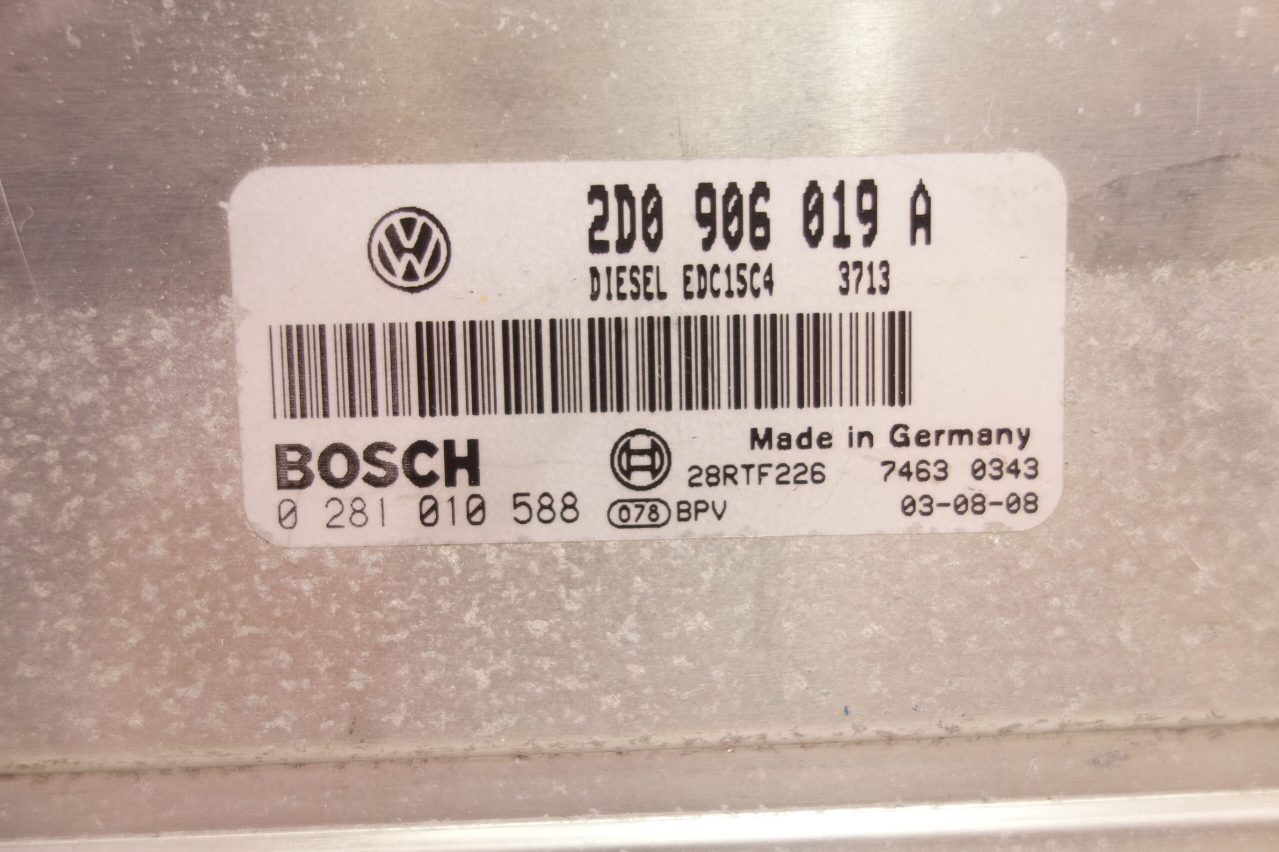 Centralita de control VW LT Mk II 1996-2006 2.8 TDI 2D0906019A 2D0 906 019 A 0281010588 0 281 010 588 - foto 2