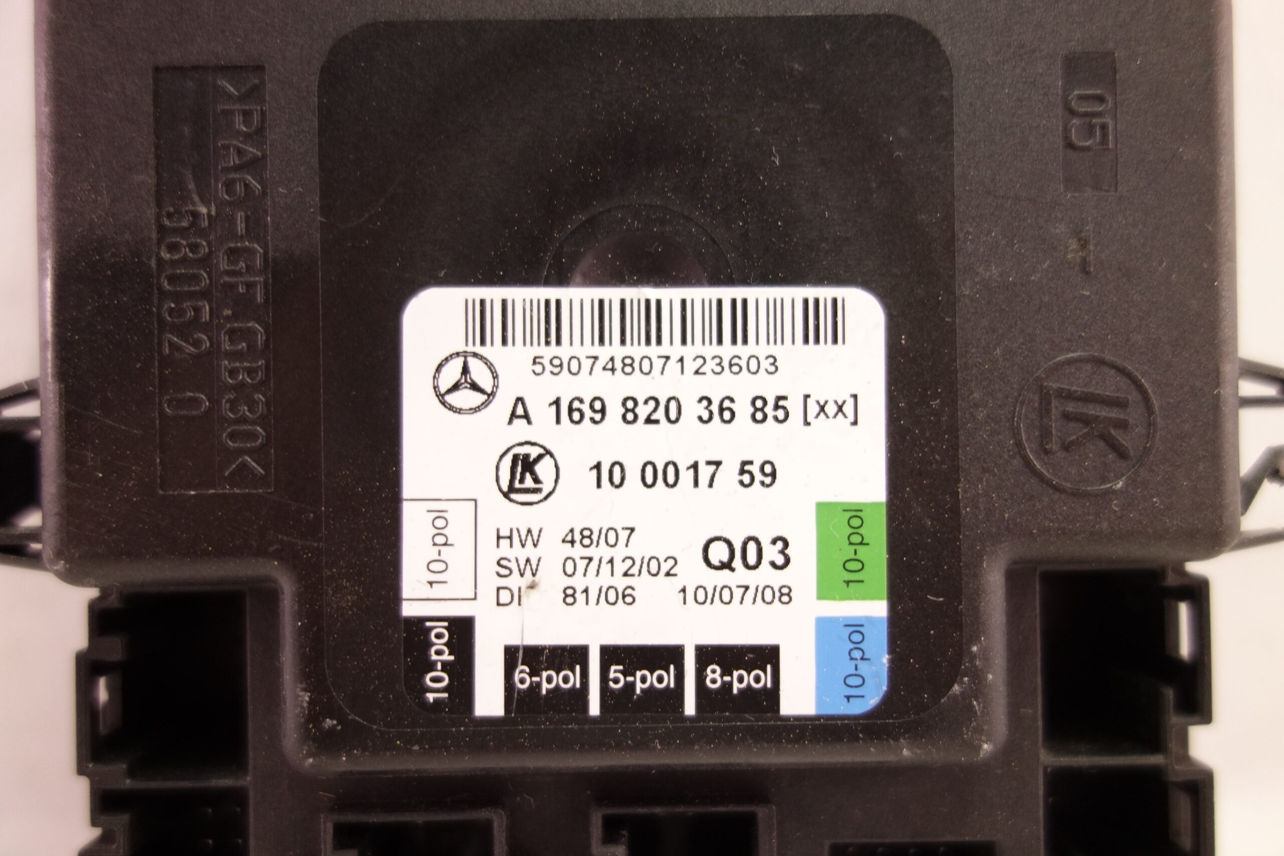 Modulo de control Mercedes Clase B A1698203685 A 169 820 36 85 10001759 10 00 17 59 - foto 2