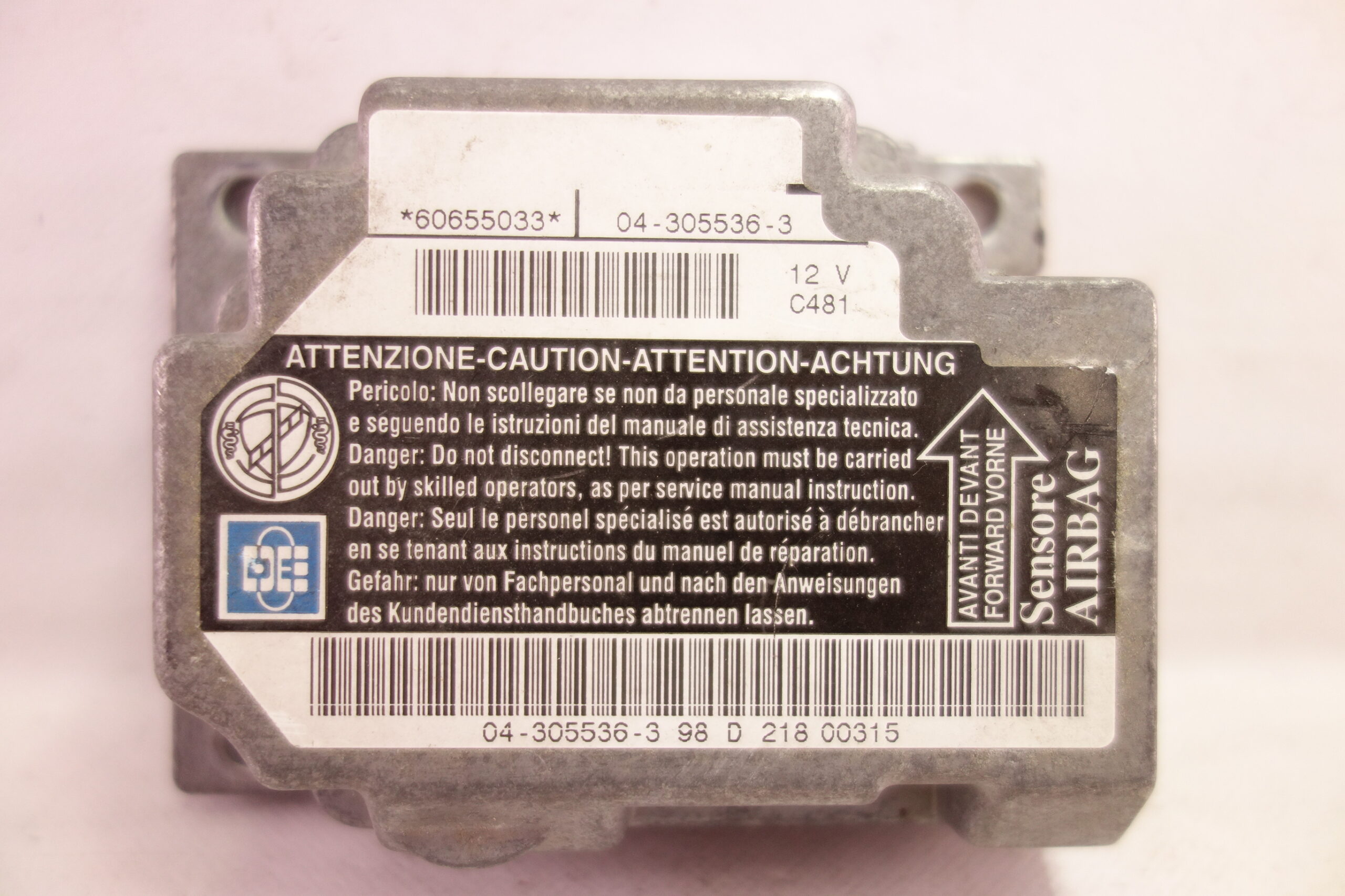 Centralita de airbag Alfa Romeo 156 60655033 043055363 04 305536 3 - foto 1
