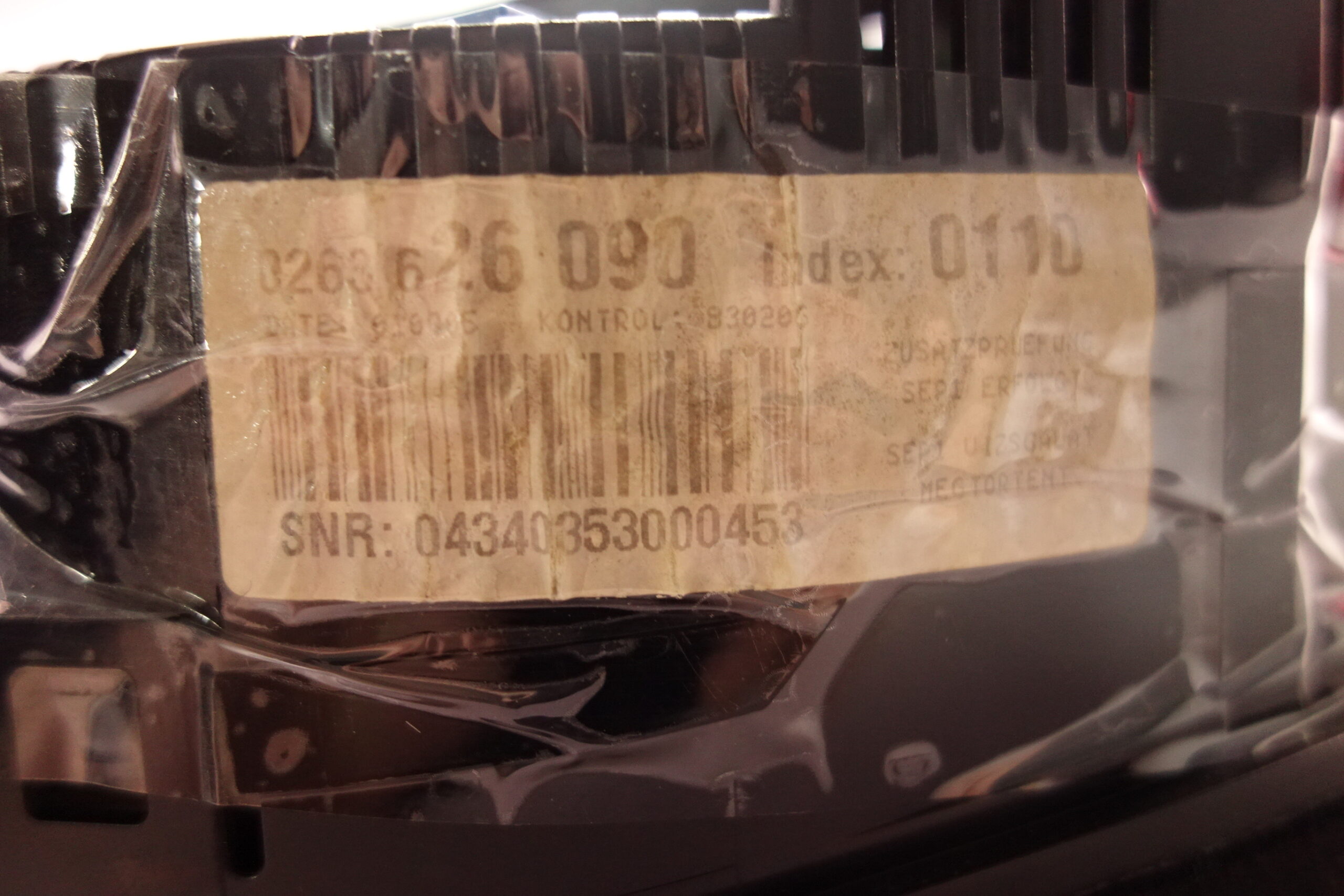Cuadro de instrumentos Audi A4 0263626090 0263 626 090 INDEX 0110 1036901830 1 036 901 830 1036904681 1 036 904 681 1036904559 1 036 904 559 - foto 2