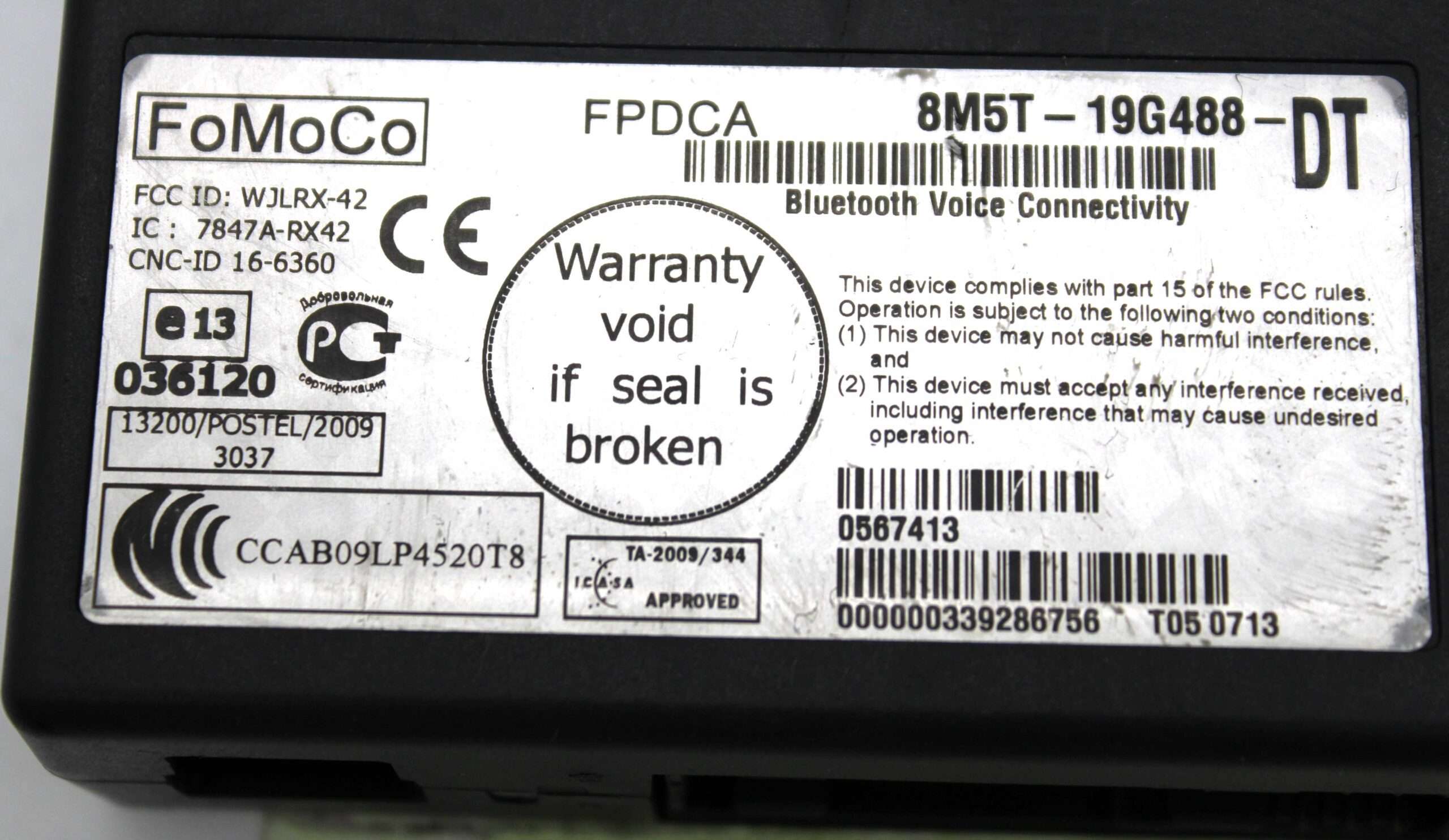 Dispositivo de Control Bluetooth Ford Focus - foto 2