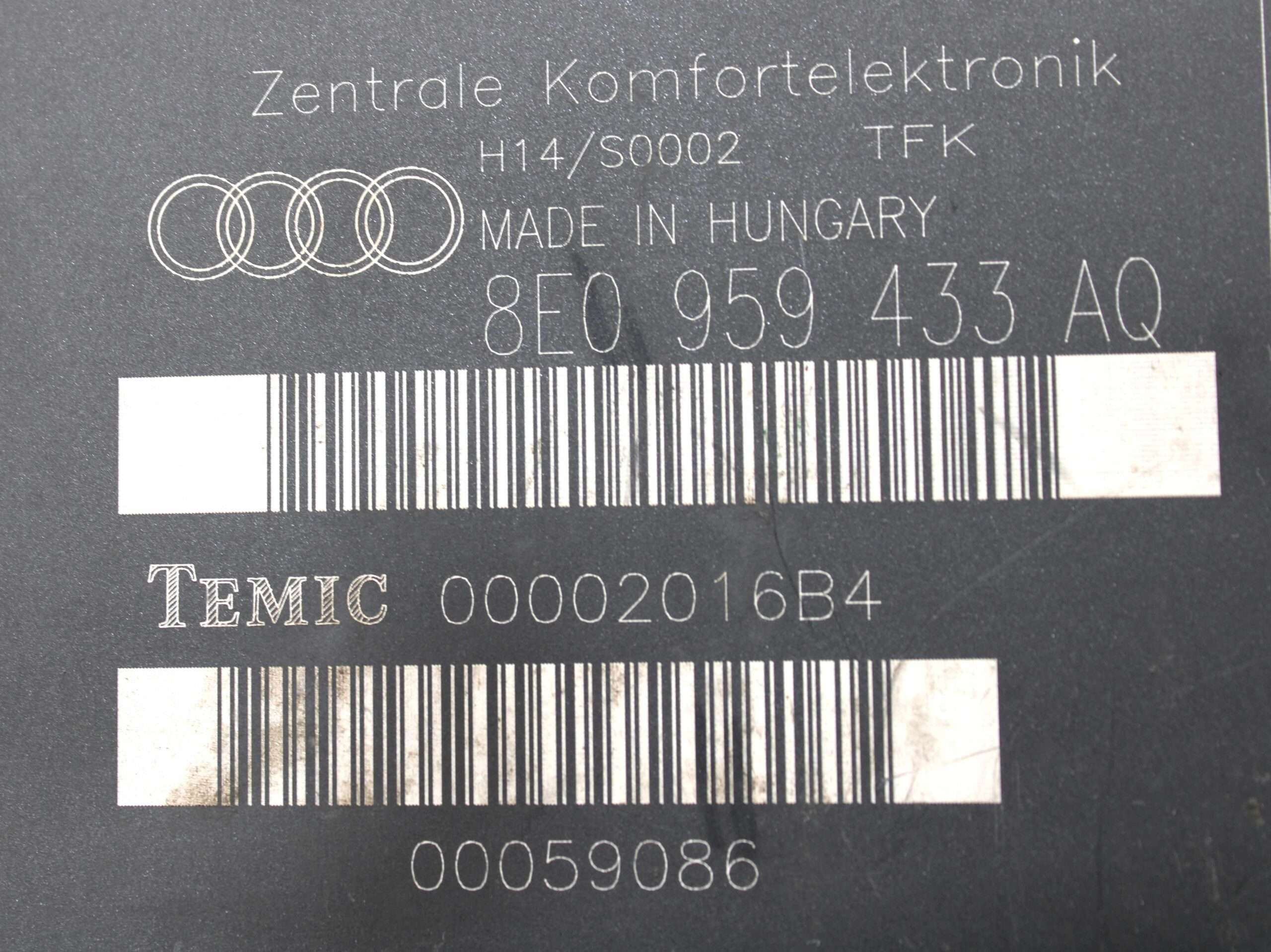 Módulo Confort Audi A4 - foto 2