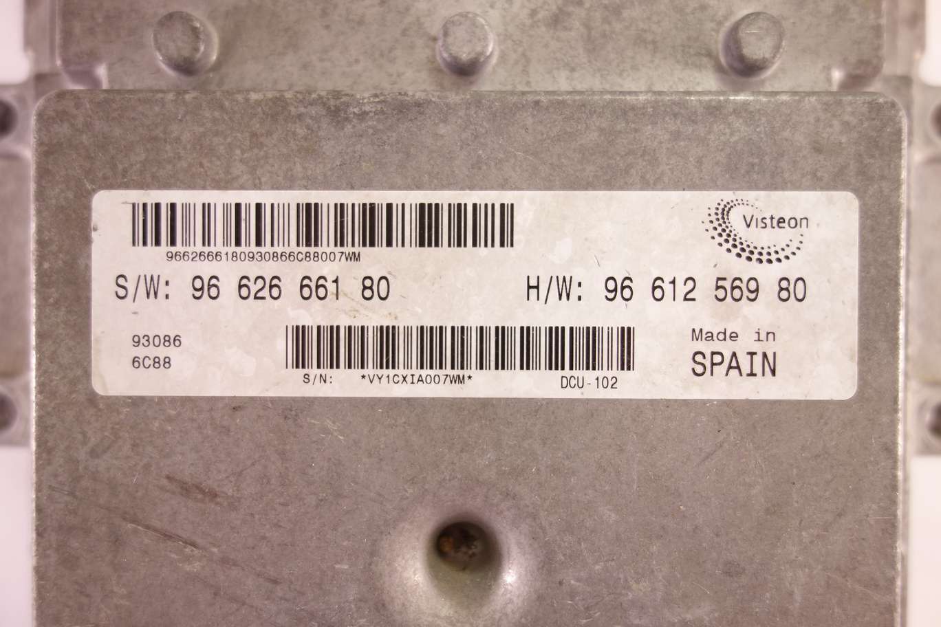 Centralita de motor Citroen Peugeot Jumper 9662666180 96 626 661 80 9661256980 96 612 569 80 - foto 2