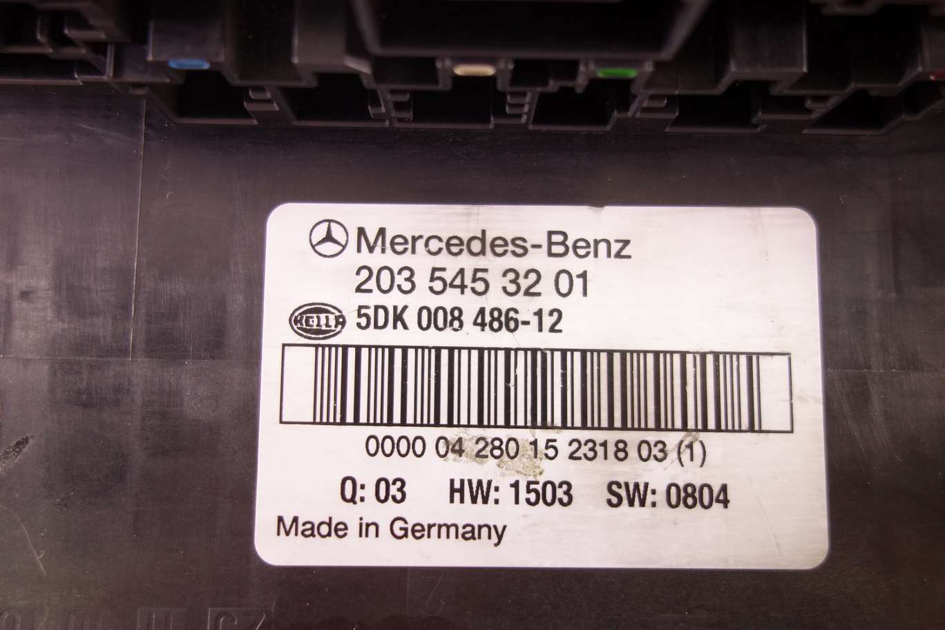 Caja de fusibles Sam Mercedes Clase C 2035453201 203 545 32 01 5DK00848612 5DK 008 486 12 A2038202726 A 203 820 27 26 A2038000178 - foto 2
