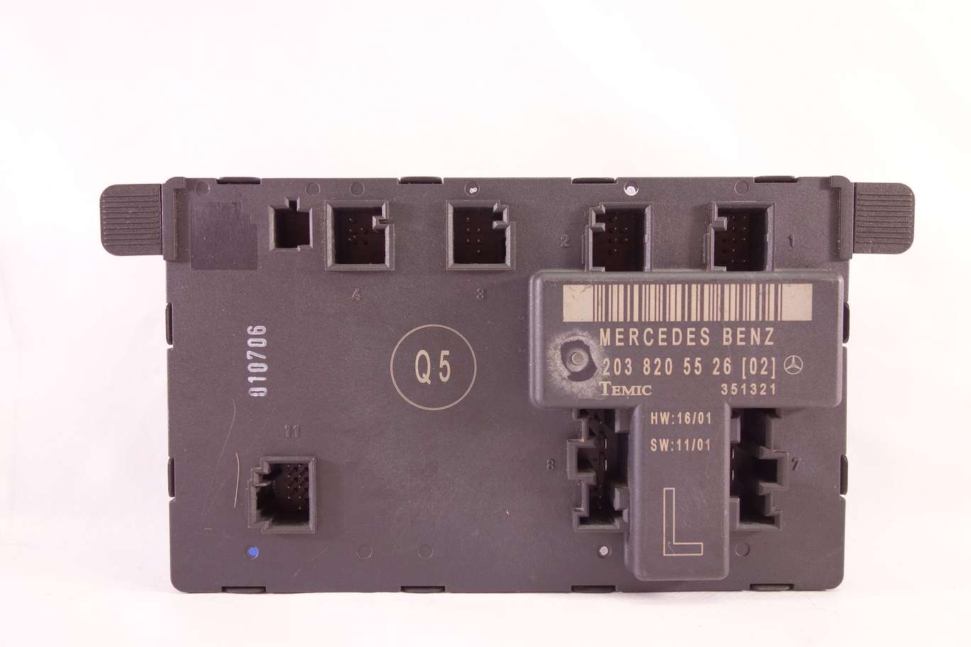 Módulo control de puerta izquierda Mercedes Clase C 203820552602 203 820 55 26 02 Temic 351321 Q5 - foto 1