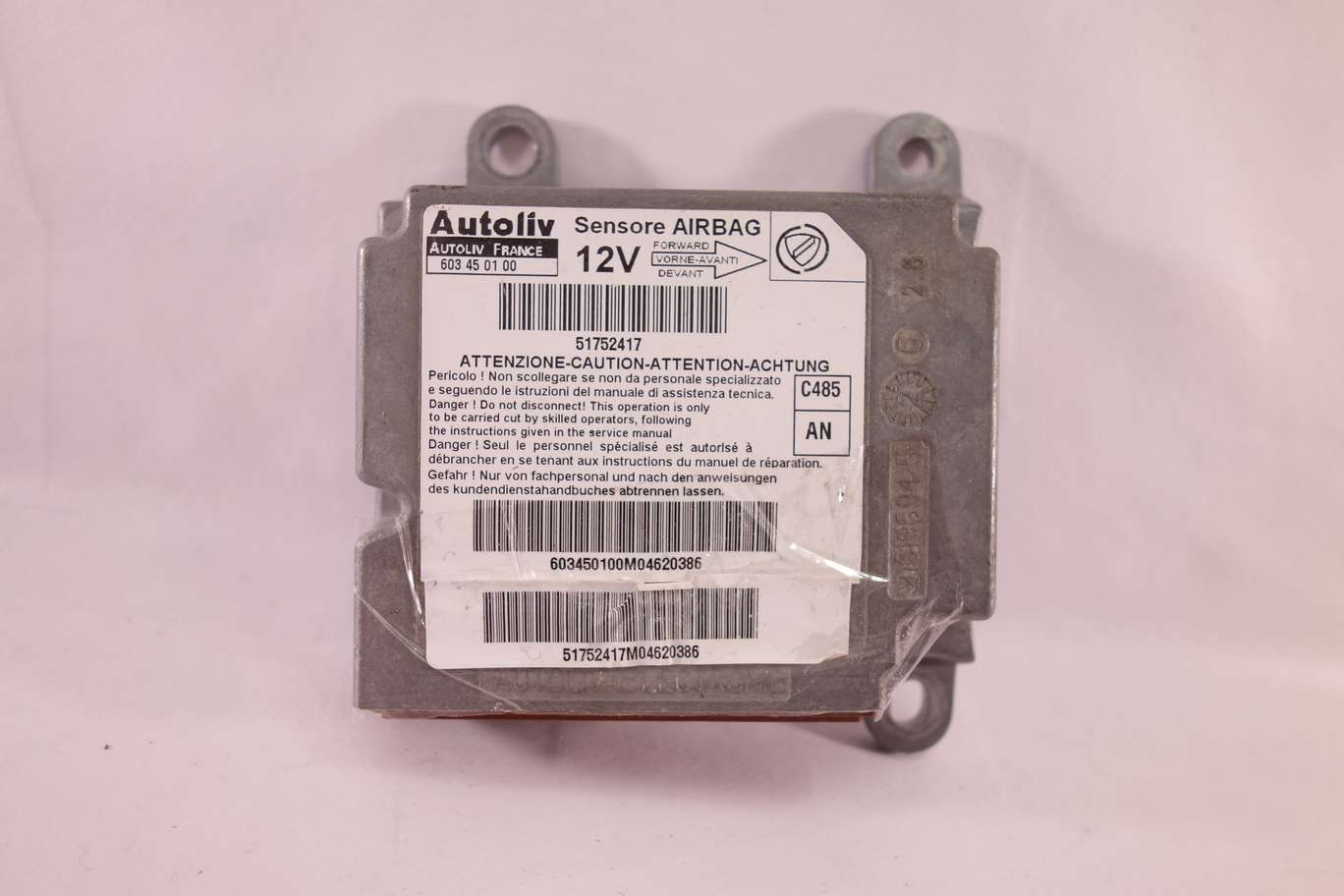 Centralita de airbag Lancia Ypsilon 603450100 603 45 01 00 51752417 AN - foto 1