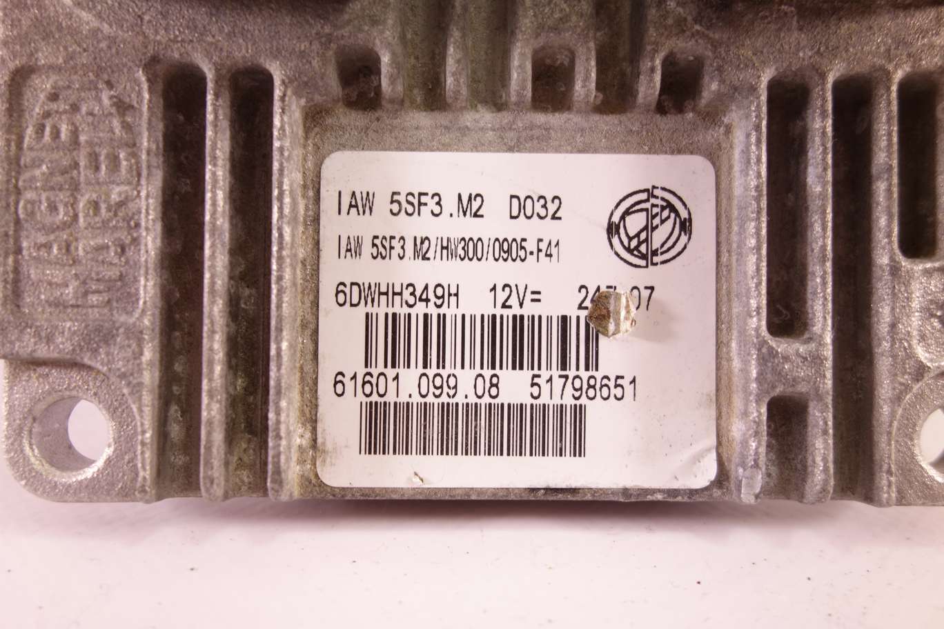 Centralita de motor Fiat Punto 6160109908 61601 099 08 51798651 - foto 2