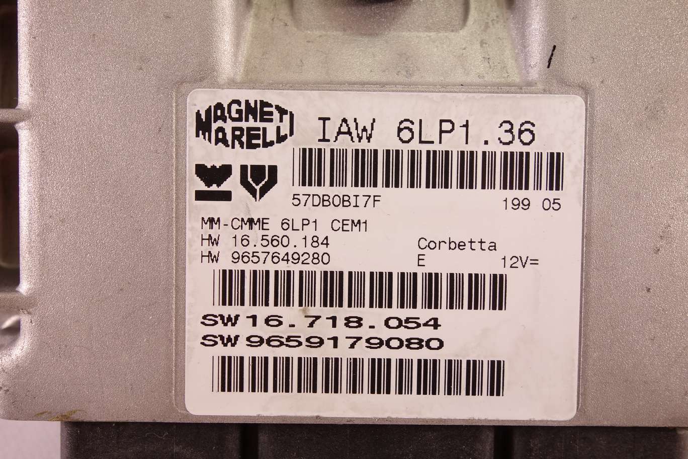Centralita de motor Citroen C4 9659179080 16560184 16 560 184 9657649280 IAW6LP136 IAW 6LP1 36 - foto 2