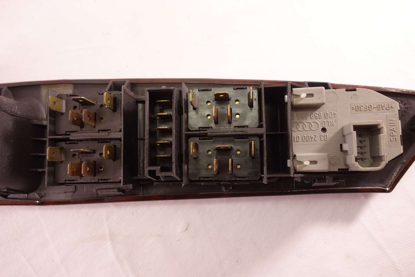 Mando elevalunas delantero izquierdo Audi A8 4D1959521 4D1 959 521 03240001 03 2400 01 4D0959565B  4D095985501C 893959859A - foto 7