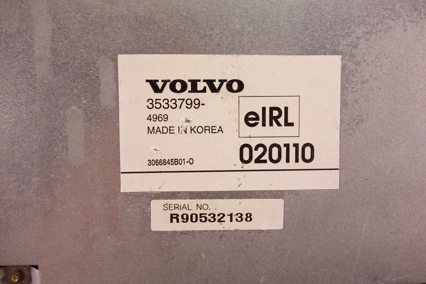 Módulo control de radio Volvo C70 3533799 4969 35337994969 020110 3066845B01O 30 66845B01 O R90532138 - foto 2