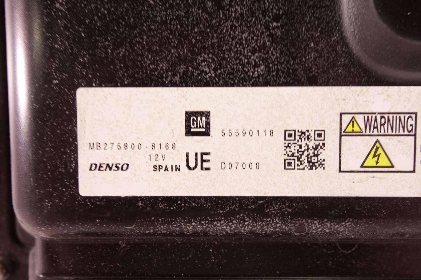 Centralita del motor Opel Zafira 55590118 DENSO MB2758008168 MB275800 8168 D07008 275820467301 - foto 2
