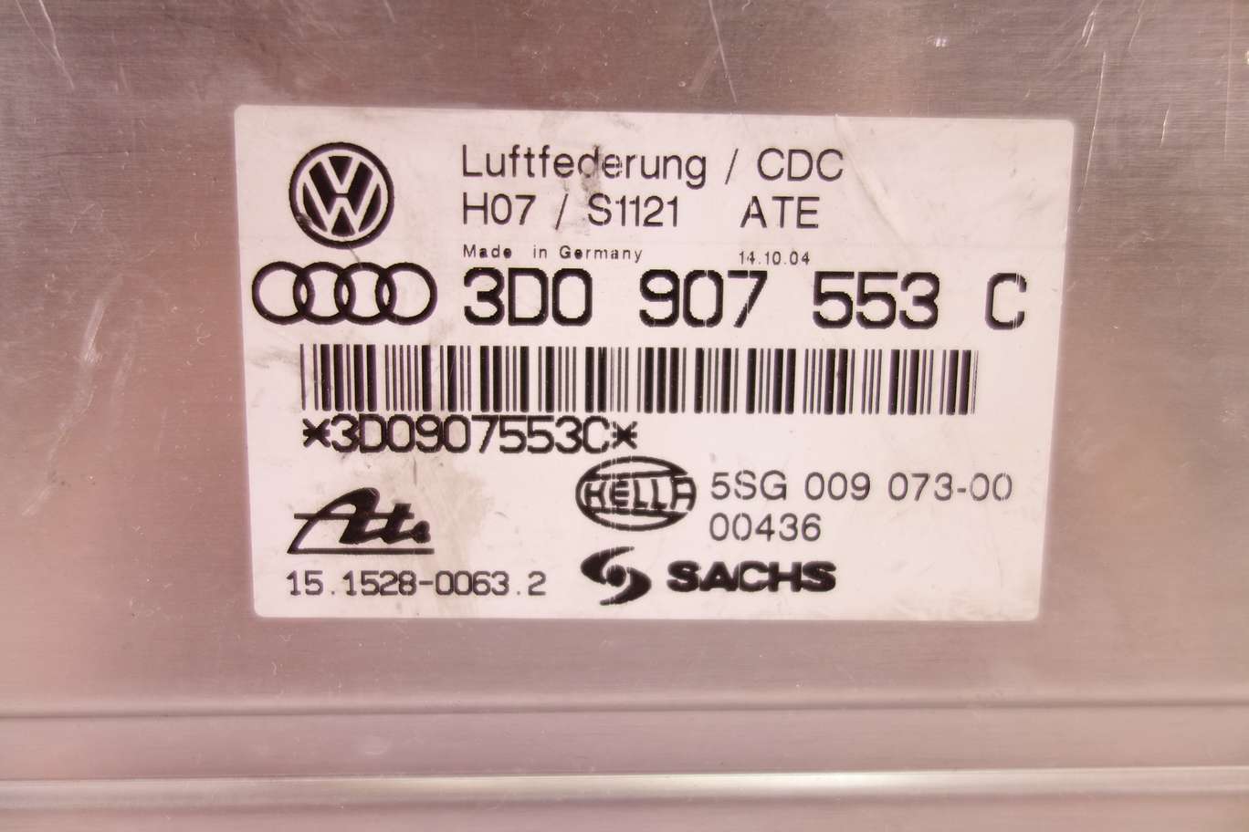 Módulo control de suspensión VW Phaeton 3D0907553C 3D0 907 553 C 5SG00907300 5SG 009 073 00 - foto 2