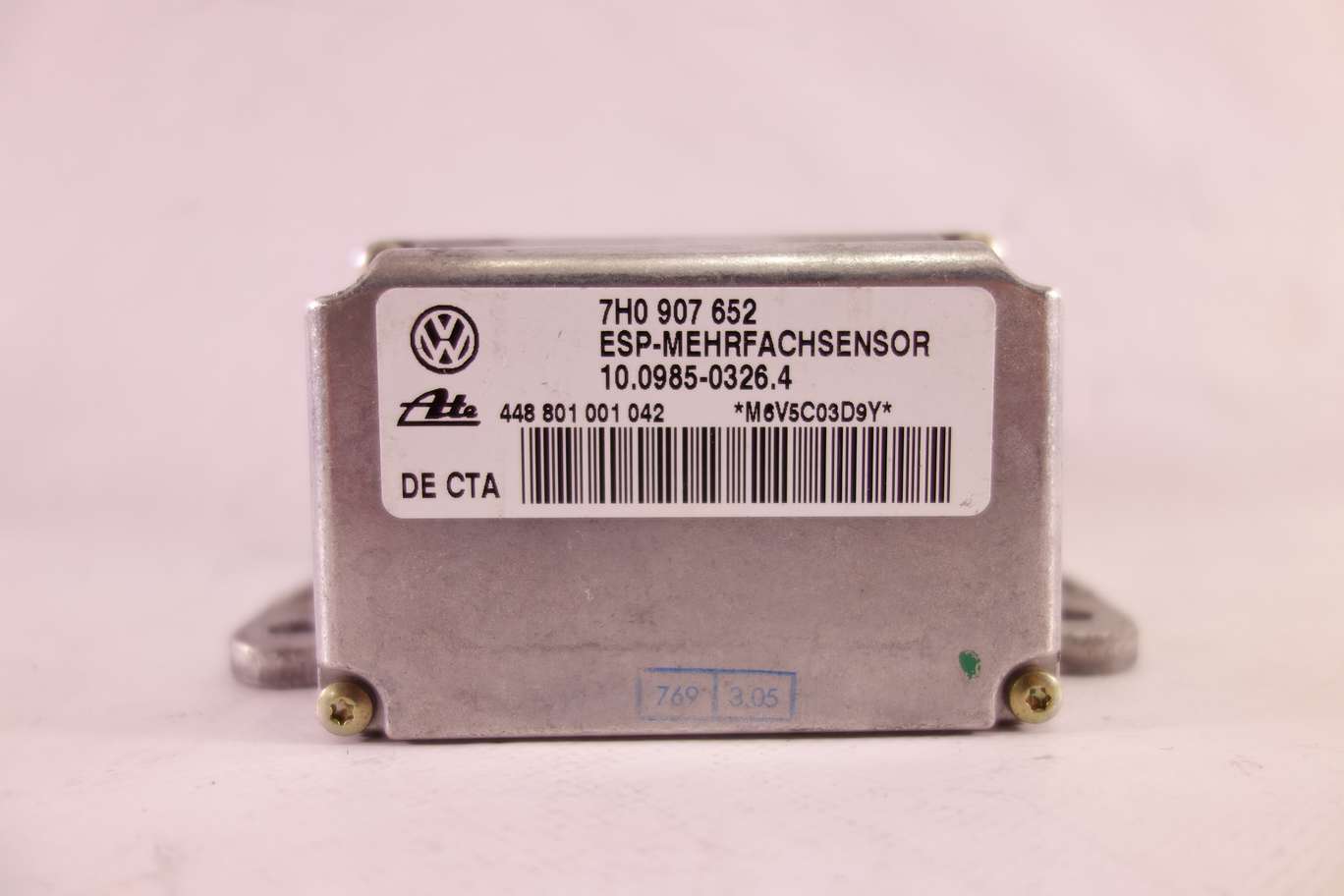 Sensor de guiñada VW AUDI 7H0907652 7H0 907 652 10098503264 10 0985 0326 4 448801001042 448 801 001 042 - foto 1