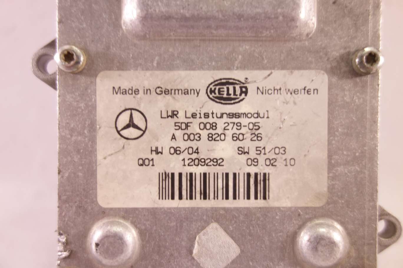 Unidad de control Xenon Mercedes Clase E 74061700 740 617 00 5DF00827905 5DF 008 279 05 A0038206026 A 003 820 60 26 - foto 3