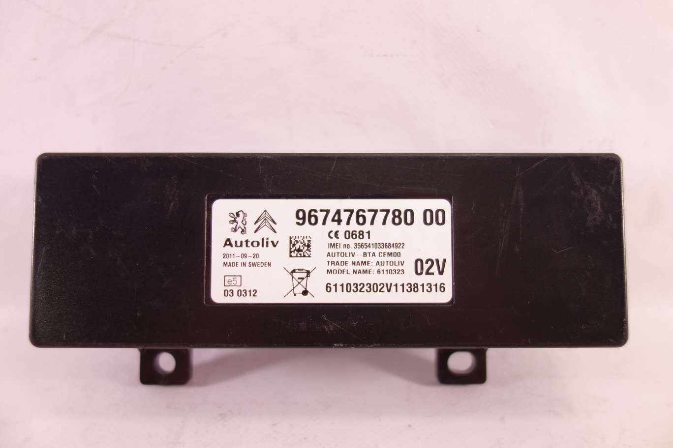 Dispositivo electrónico Bluetooth Peugeot Citroen 967476778000 9674767780 00 6110323 - foto 1