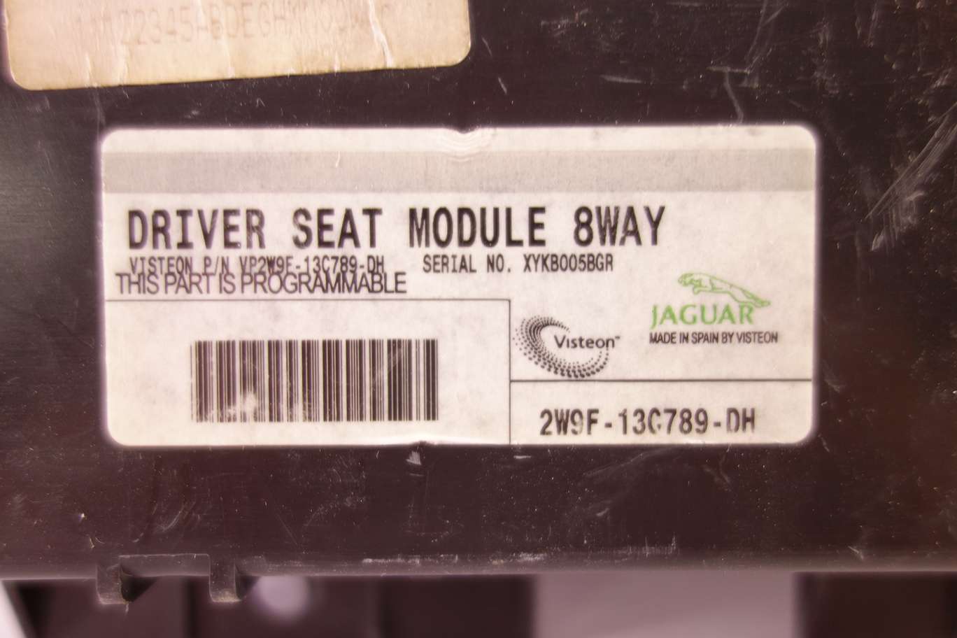 Modulo control de asiento del conductor Jaguar Clase S 2W9F13C789DH 2W9F 13C789 DH XYKB005BGR - foto 2