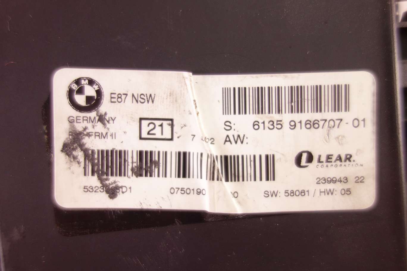 Modulo control luz BMW Serie 1 6135916670701 6135 9166707 01 23994322 239943 22 - foto 2
