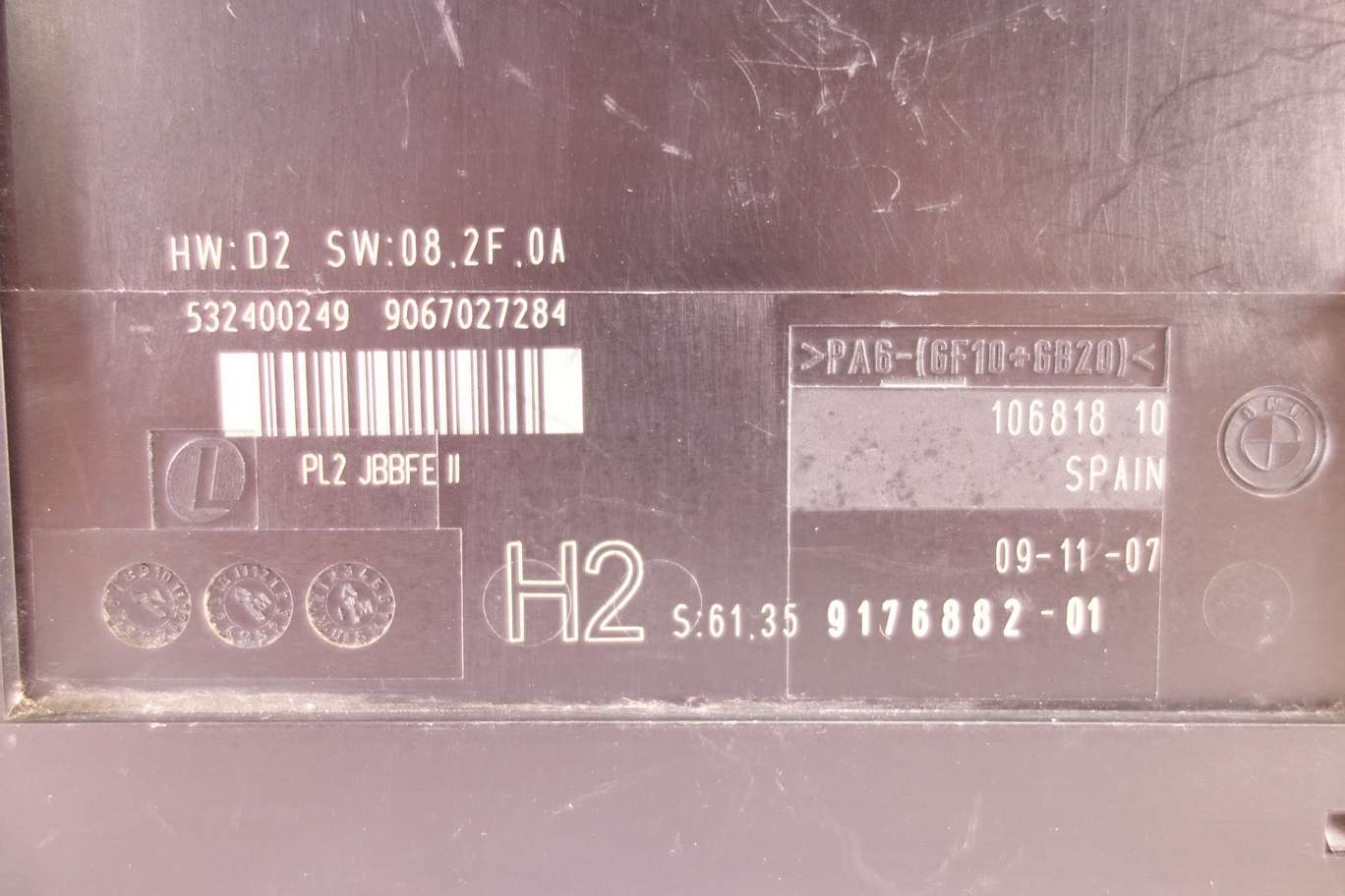 Modulo control BMW Serie 1 6135917688201 61 35 9176882 01 532400249 10681810 106818 10 - foto 2