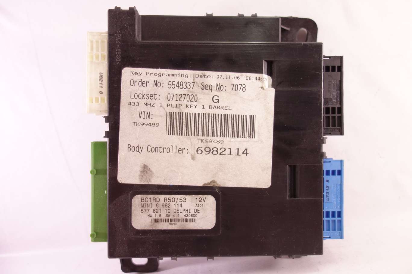 Modulo electrónico control de luz BMW Mini Cooper 6982114 6 982 114 57762110 577 621 10 - foto 1