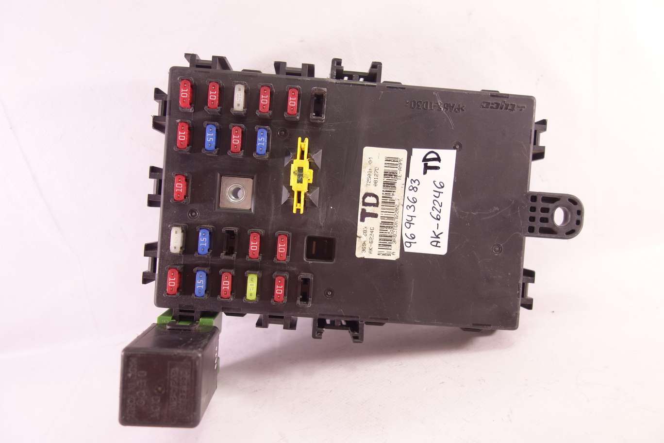 Caja de fusibles Chevrolet 96943683 TD AK62246 AK 62246 96312545 - foto 1