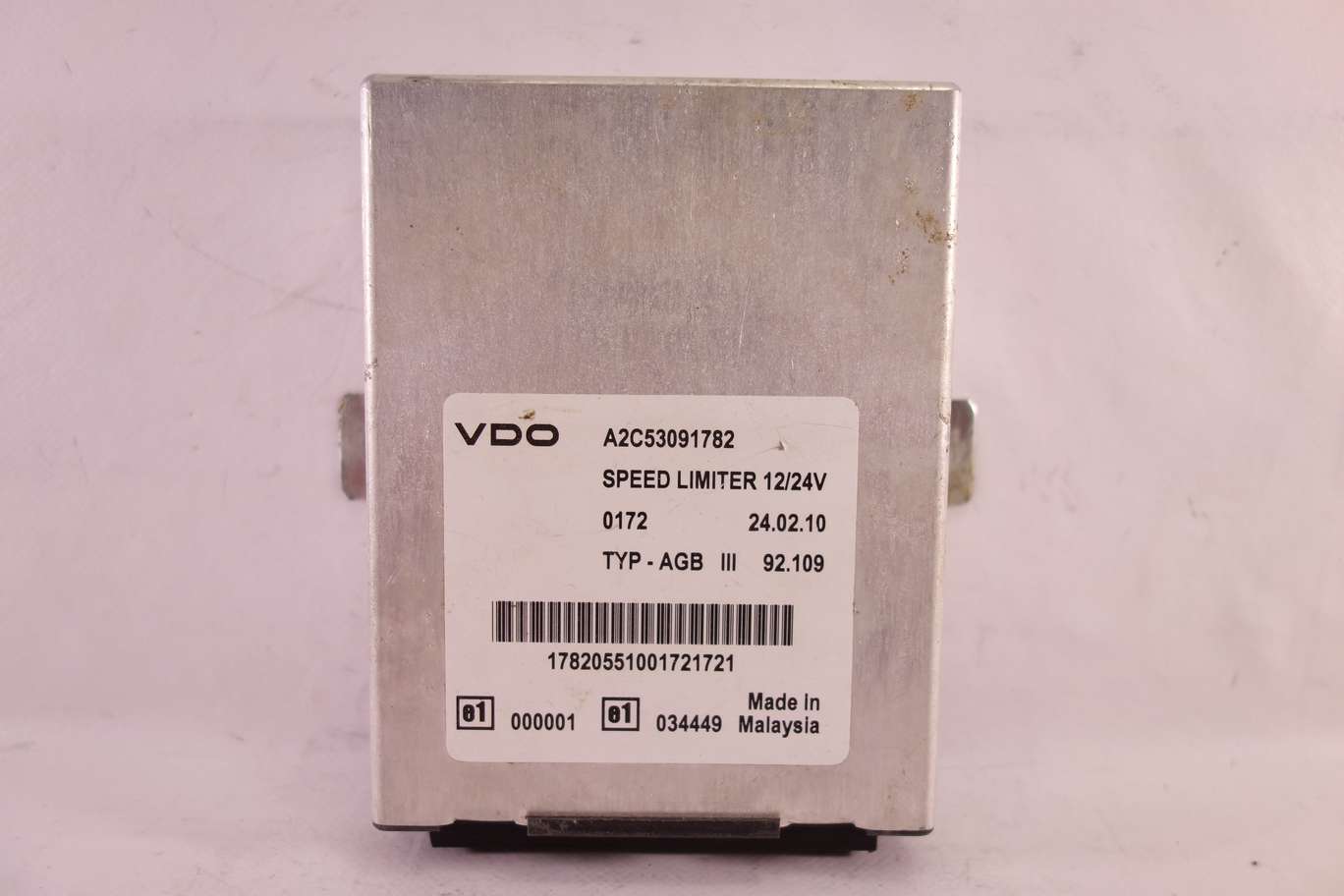 Centralita control límite de velocidad para Iveco A2C53091782 TYP-AGB III 92.109 034449 - foto 1