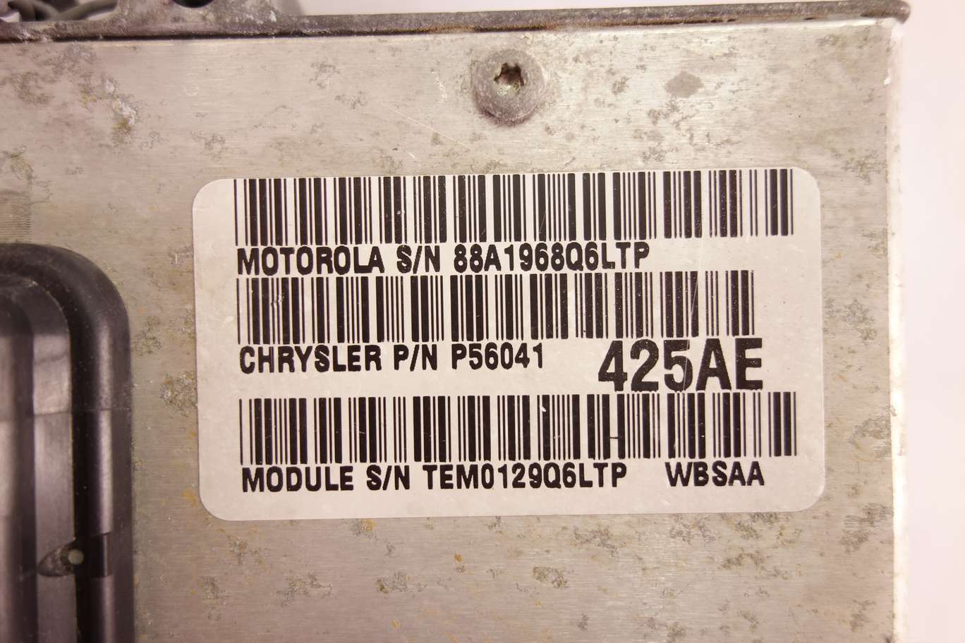 Centralita del motor con inmovilizador Jeep Grand Cherokee 88A1968Q6LTP P56041425AE P56041 425AE 5WK4812C 5WK4 812C P56042298AC - foto 2