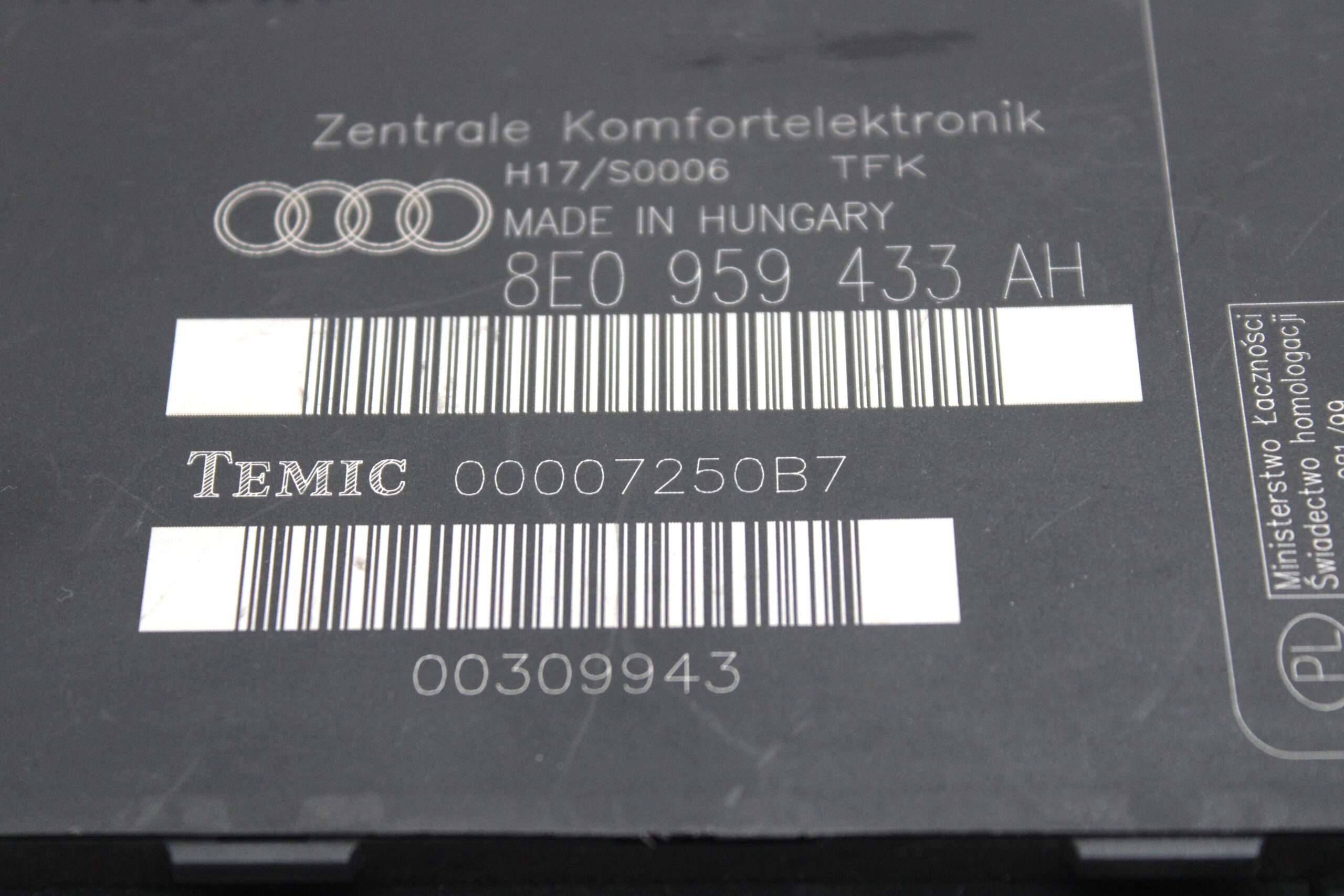 Módulo Confort Audi A4 8E B6 - foto 2