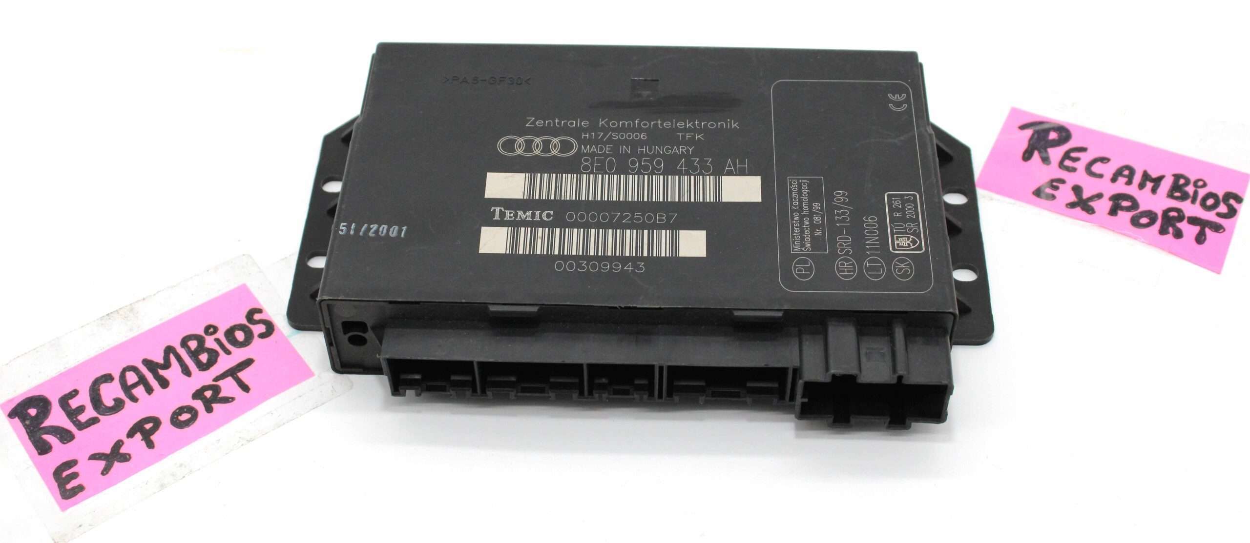Módulo Confort Audi A4 8E B6 - foto 1