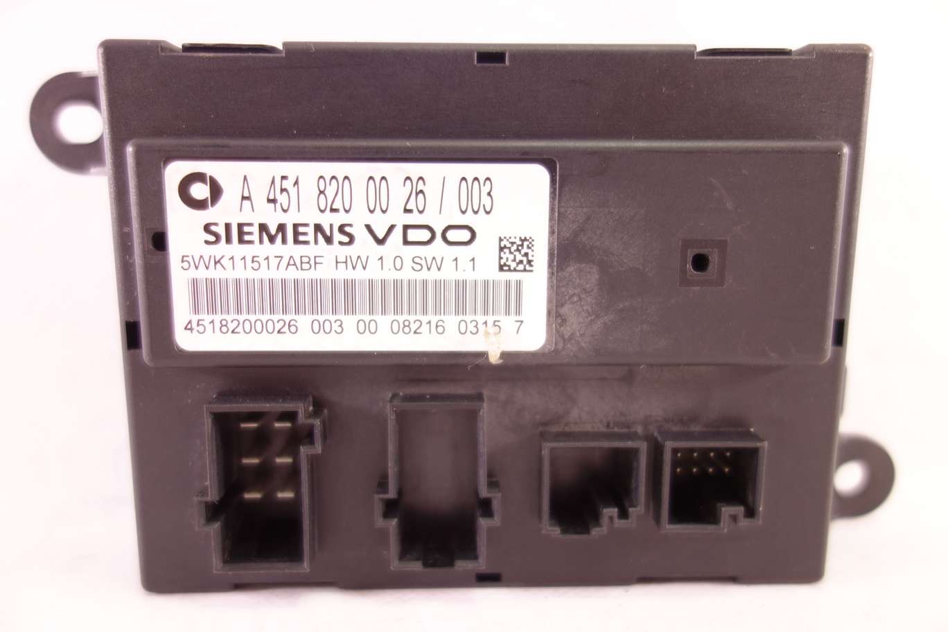 Modulo de control de cierre centralizado Smart FortTwo A4518200026003 A4518200026 003 A 451 820 00 26 003 5WK11517ABF - foto 1