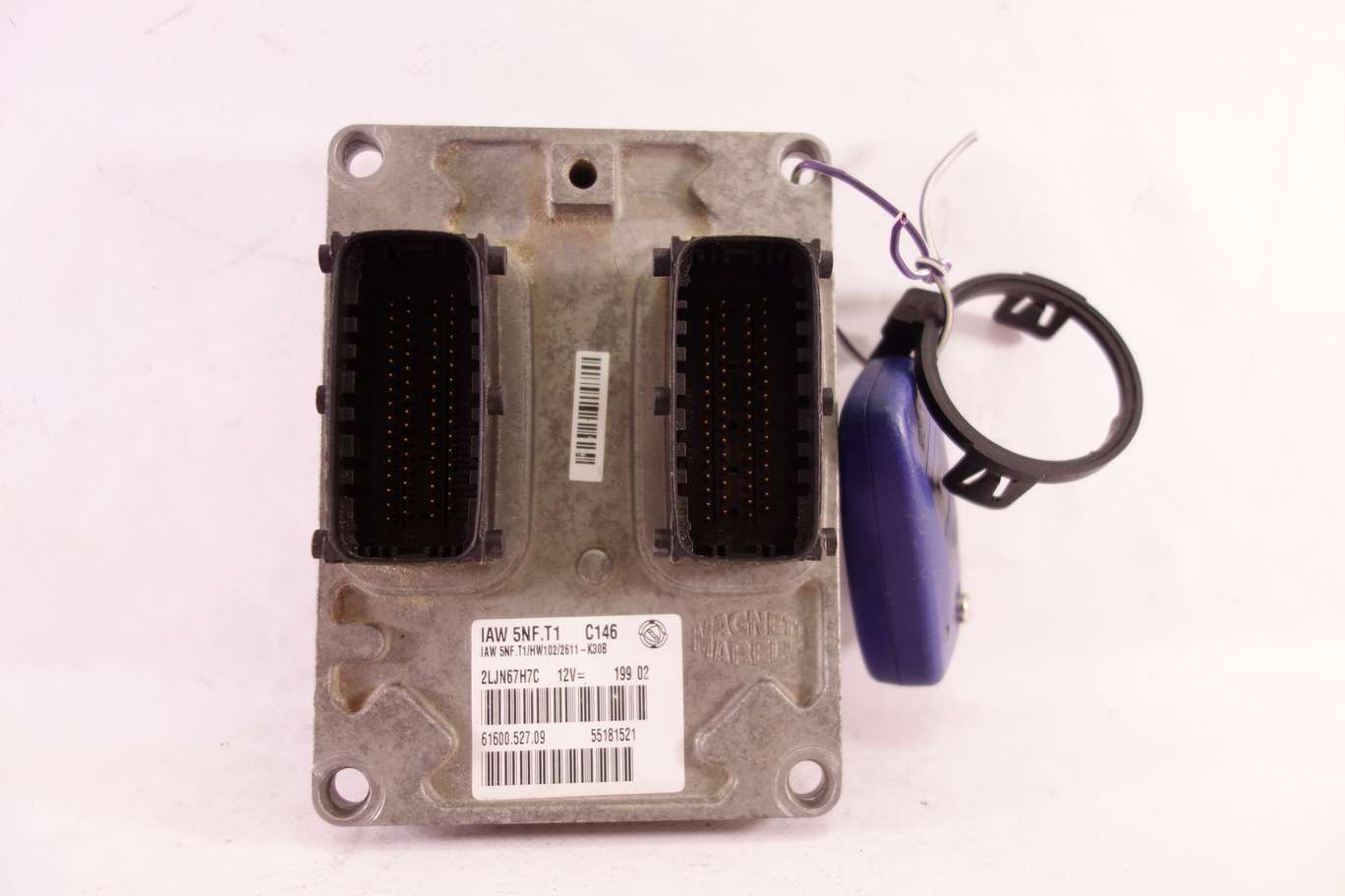 Centralita del motor con lector de llave Fiat Stilo 55181521 6160052709 61600.527.09 IAW5NFT1 IAW 5NF.T1 46742880 - foto 1