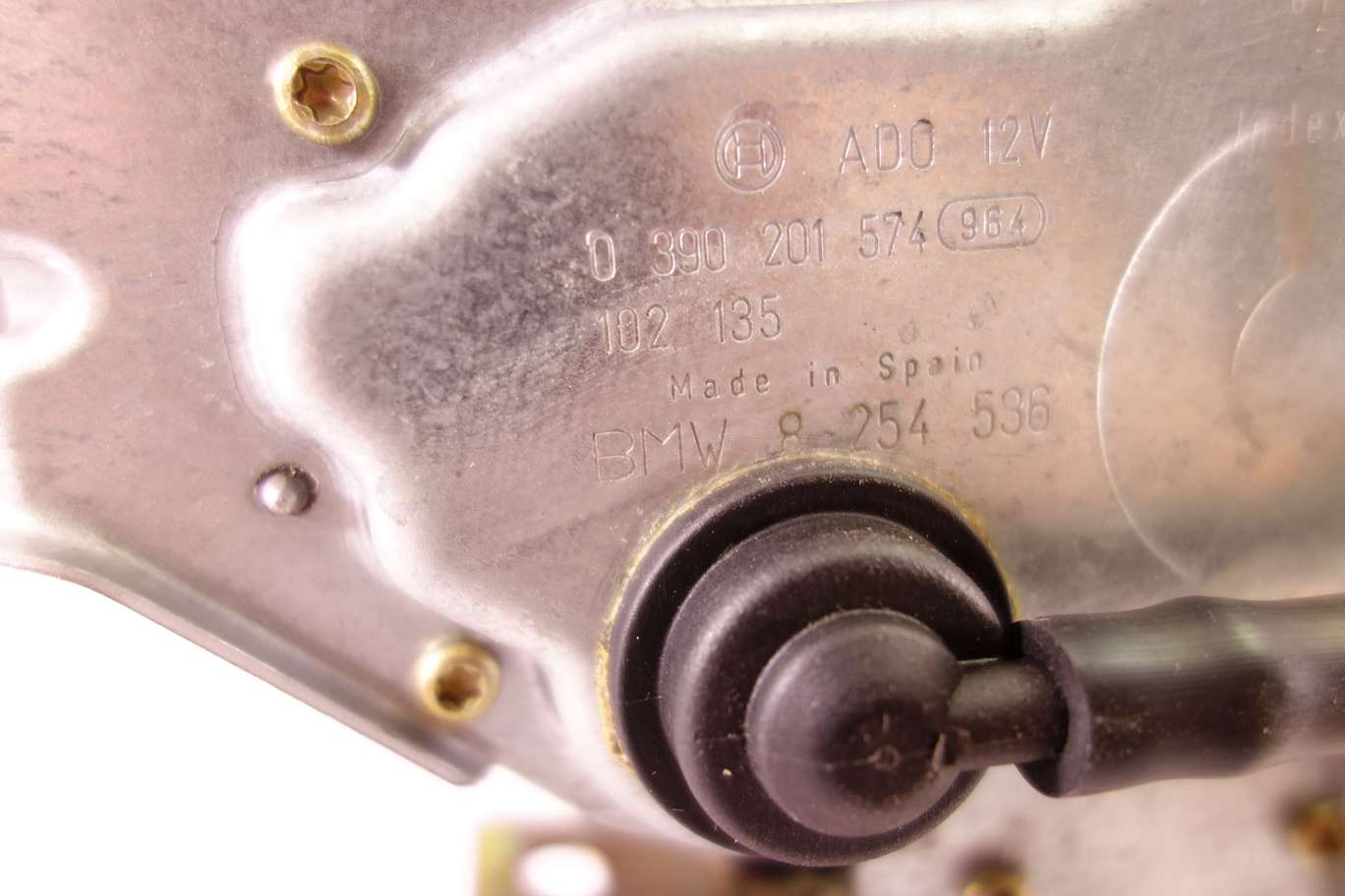 Motor de limpiaparabrisas trasero BMW E46 Compact 0390201574 0 390 201 574 8254536 8 254 536 - foto 2
