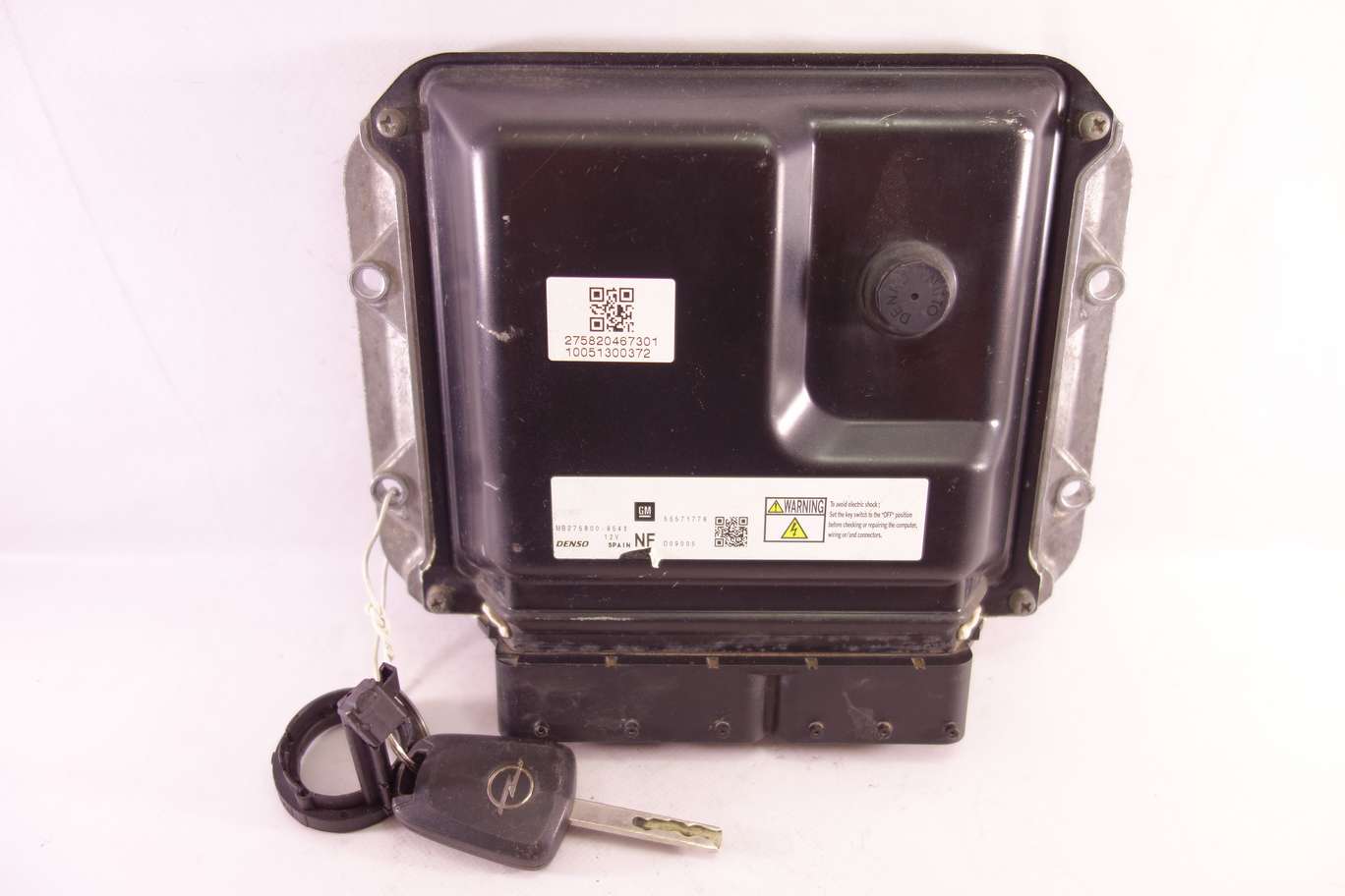 Centralita del motor con lector de llave Opel Astra 55571776 MB2758009543 MB275800 9543 NF D09005 58105068 581 05 068 - foto 1