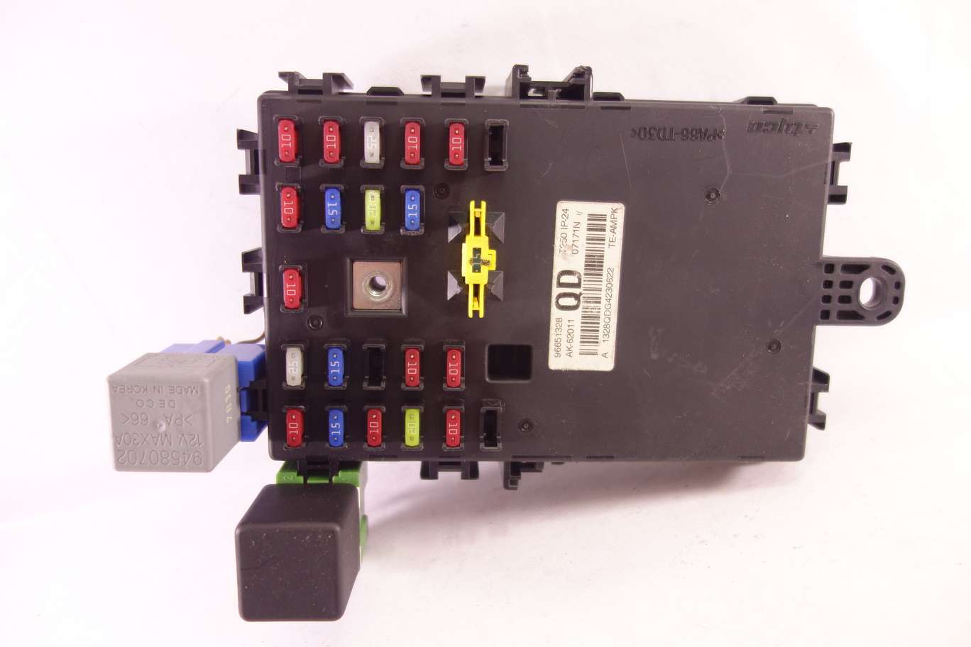 Caja de fusibles Chevrolet Aveo 96651328QD 96651328 QD AK62011 AK 62011 A - foto 1