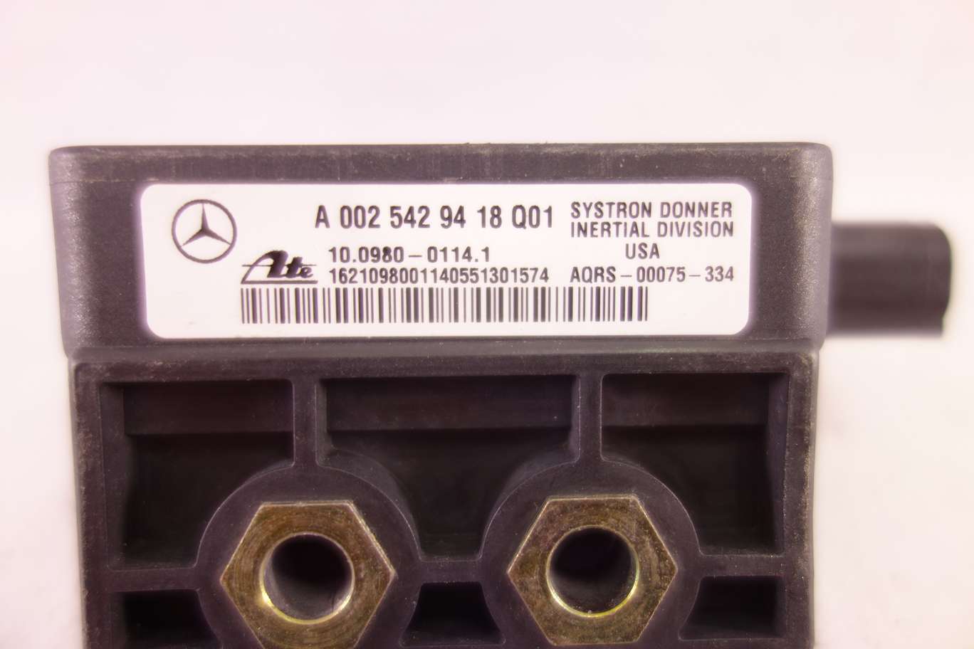 Sensor de guiñada Mercedes Clase C A0025429418Q01 A 002 542 94 18 Q01 10098001141 10 0980 0114 1 - foto 2