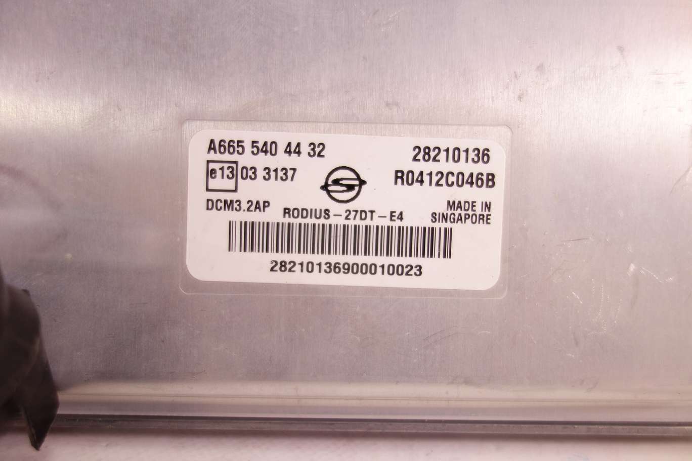 Kit centralita del motor UCE Ssangyong Kia A6655404432 A665 540 44 32 28210136 R0412C046B 8697008110 86970 08110 97R1010029 97R1 010029 - foto 2