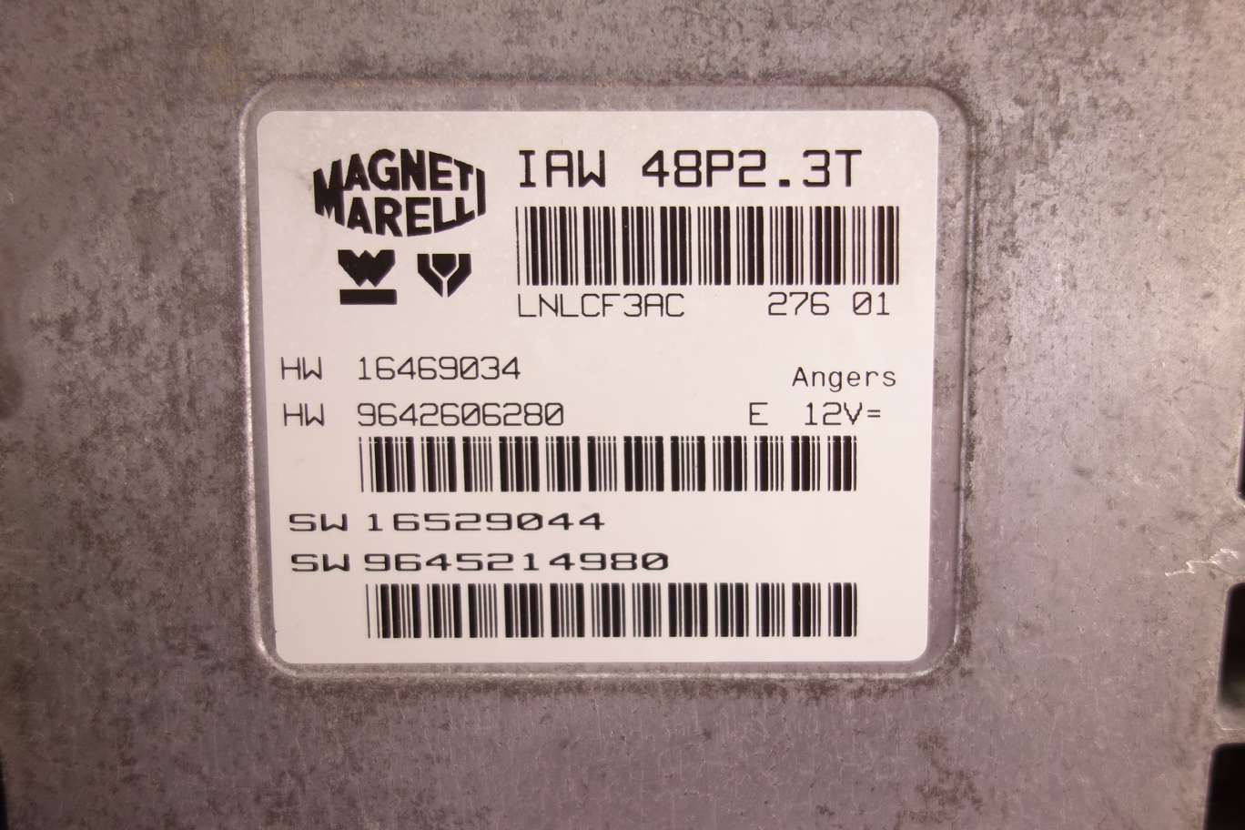 Kit completo Peugeot 206 IAW48P23T IAW 48P2 3T 16529044 9645214980 S118085210D S118085210 D 9645747480 9641551180 - foto 2