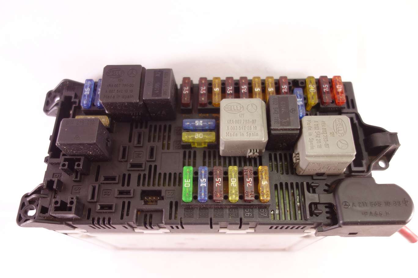 Caja de fusibles Mercedes Clase E 211545380100 2115453801 00 A2115451083 - foto 4