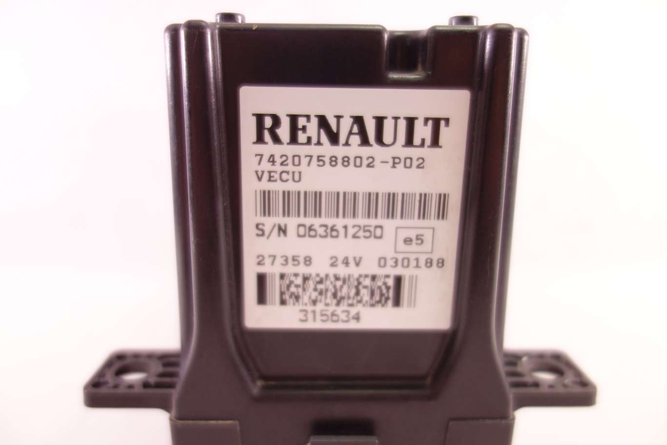 Unidad de control Renault 7420758802P02 7420758802 P02 S/N 06361250 - foto 2