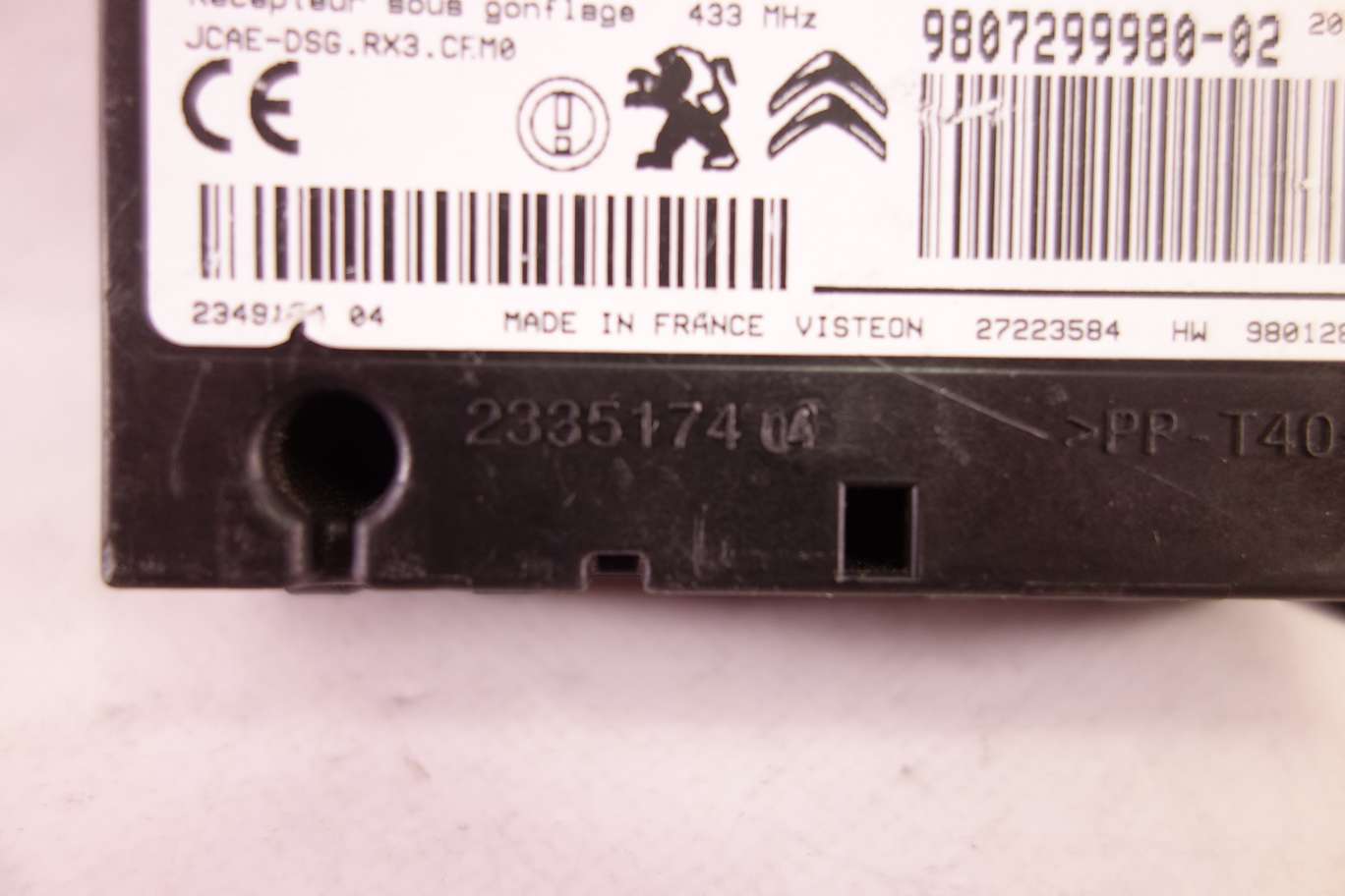 Módulo electrónico Citroen Peugeot 980729998002 9807299980 02 233517404 2335174 04 - foto 2