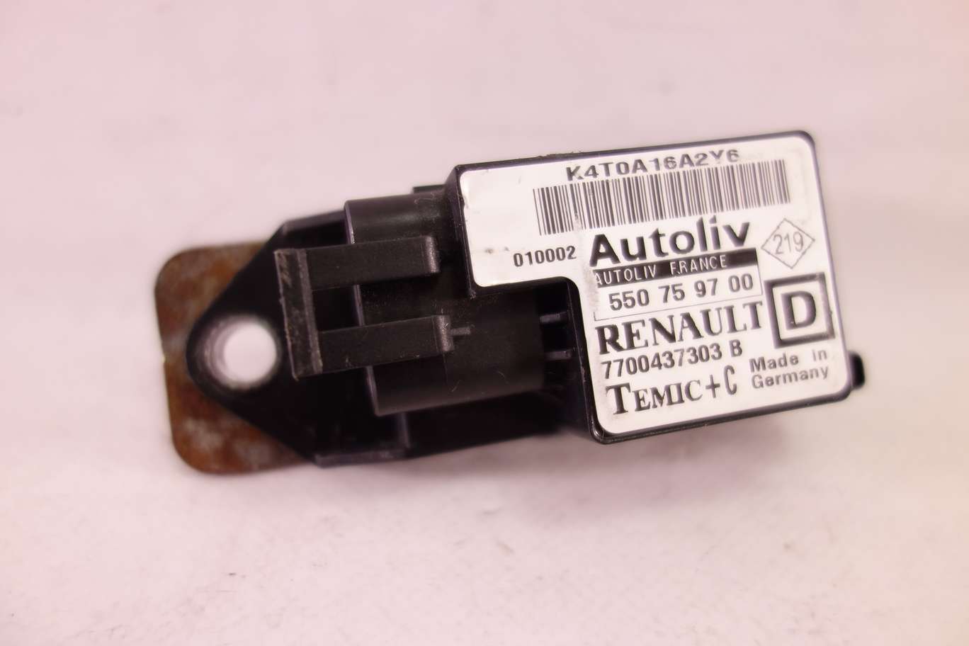 Sensor de airbag Renault 7700437303B 7700437303 B 550759700 550 75 97 00 - foto 1