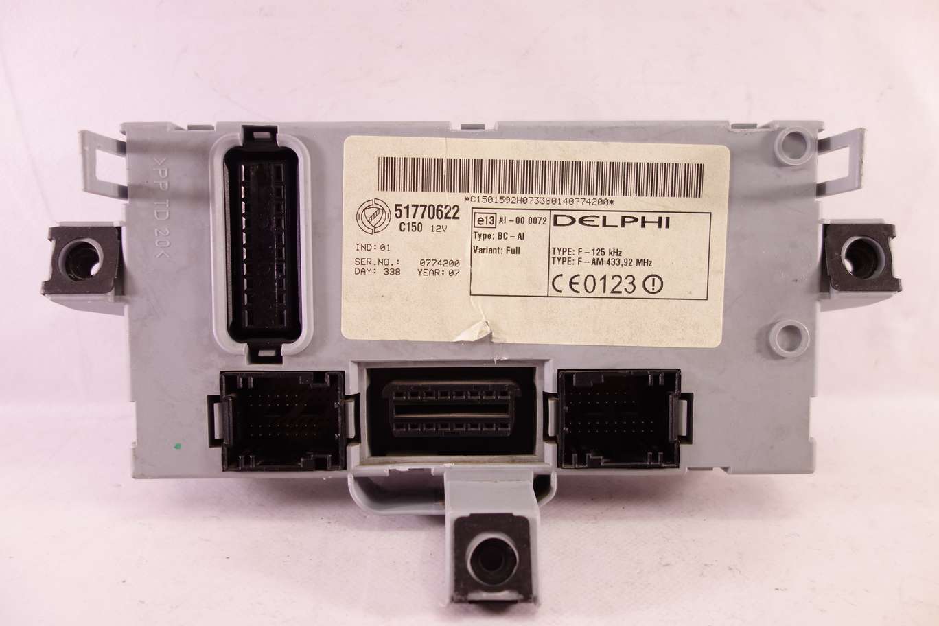 Modulo de confort Fiat Doblo 51770622 AI000072 AI 00 0072 - foto 1