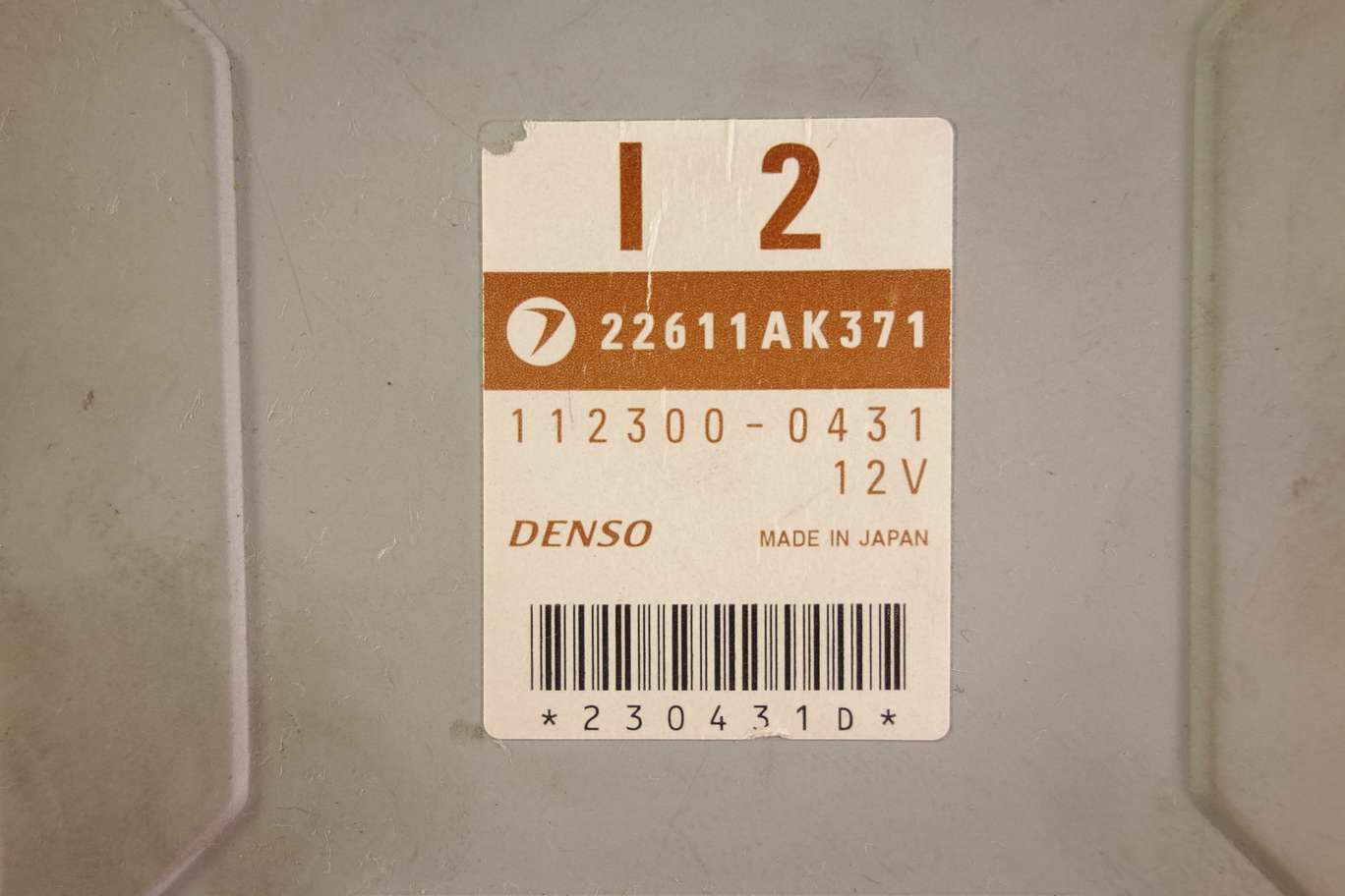 Centralita del motor Subaru Legacy 22611AK371 1123000431 12300 0431 - foto 2