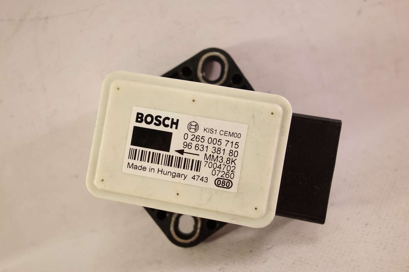 Sensor de guiñada Peugeot 0265005715 0 265 005 715 9663138180 96 631 381 80 1275100464 1 275 100 464 - foto 1