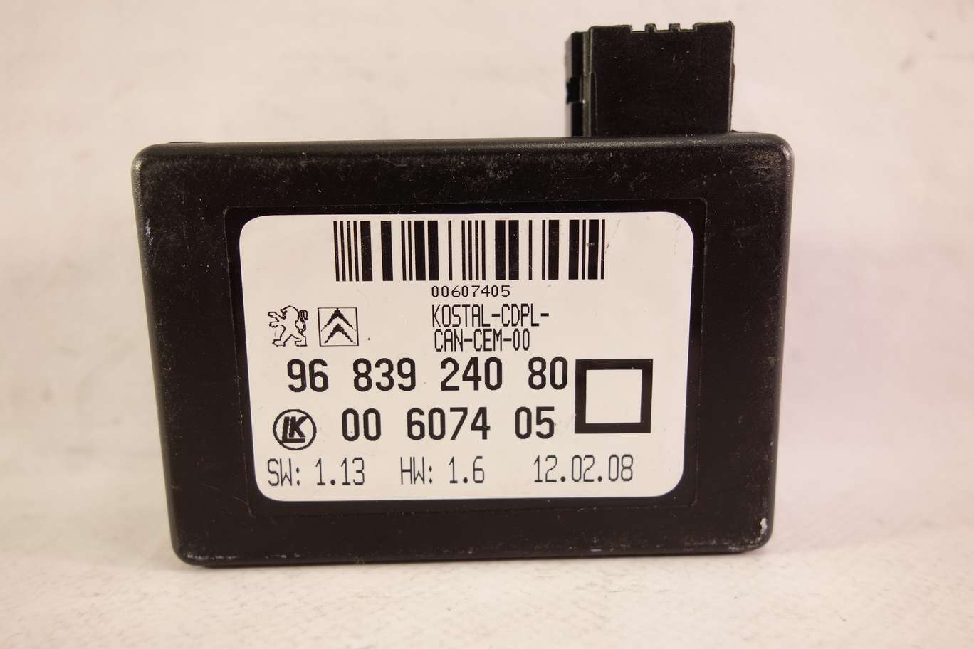 Sensor de limpiaparabrisas Citroen Peugeot 9683924080 96 839 240 80 LK 00607405 00 6074 05 - foto 1