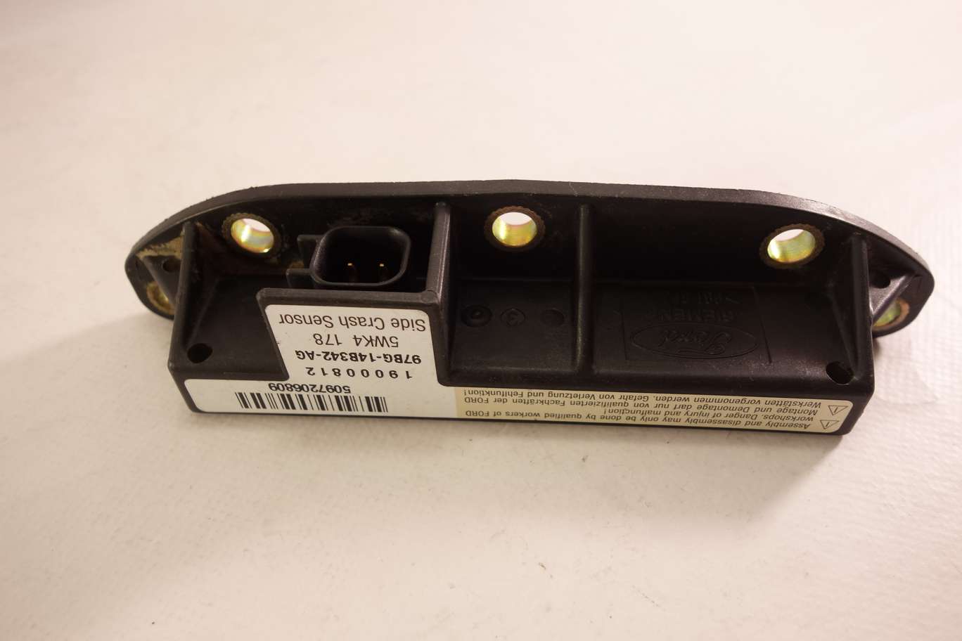 Sensor de airbag Ford Mondeo 97BG14B342AG 97BG 14B342 AG 5WK4178 5WK4 178 - foto 1