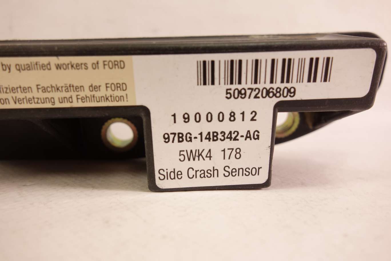 Sensor de airbag Ford Mondeo 97BG14B342AG 97BG 14B342 AG 5WK4178 5WK4 178 - foto 2