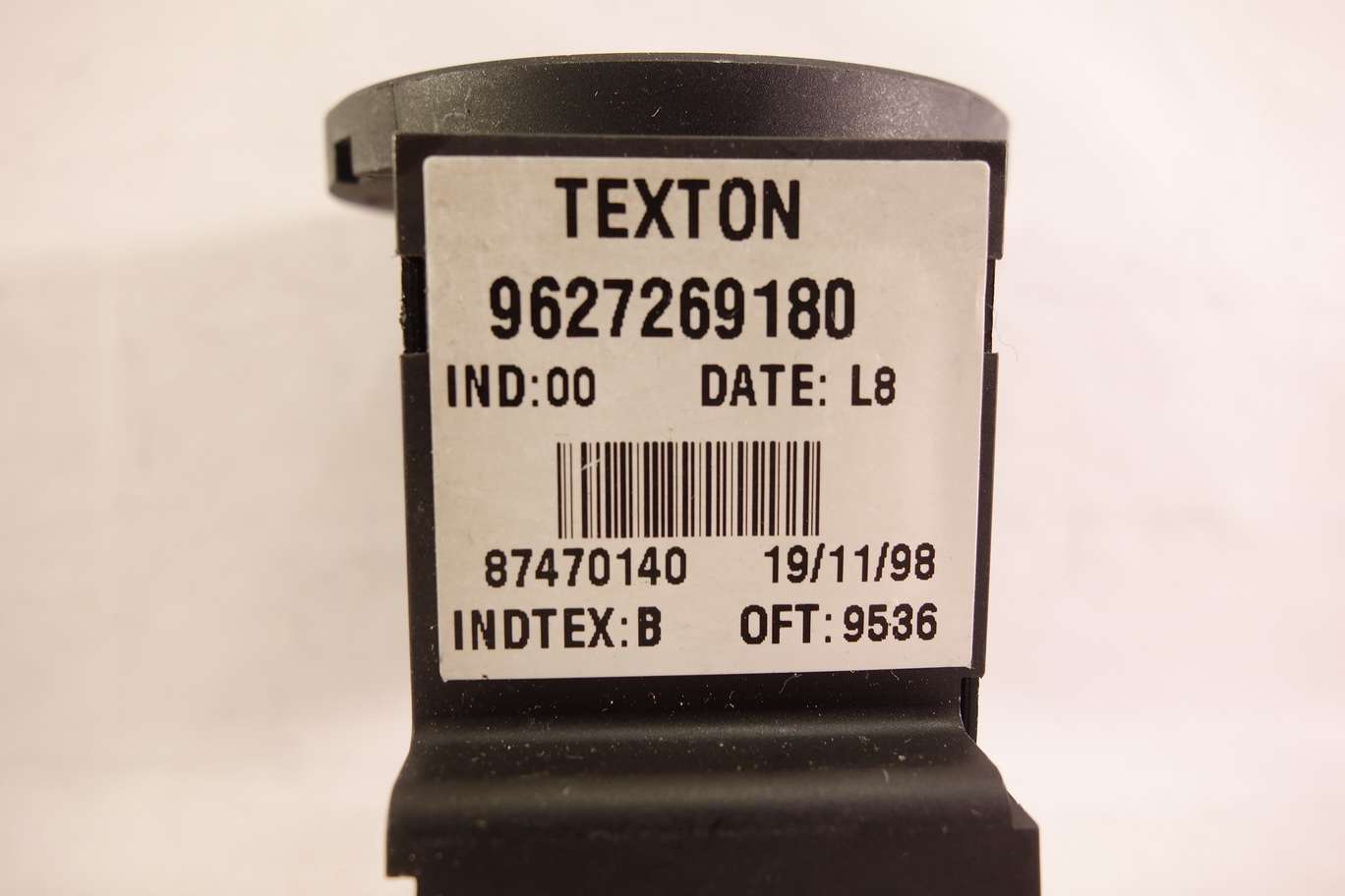 Lector de llave Citroen Xantia 9627269180 87470140 IND 00 DATE L8 - foto 2